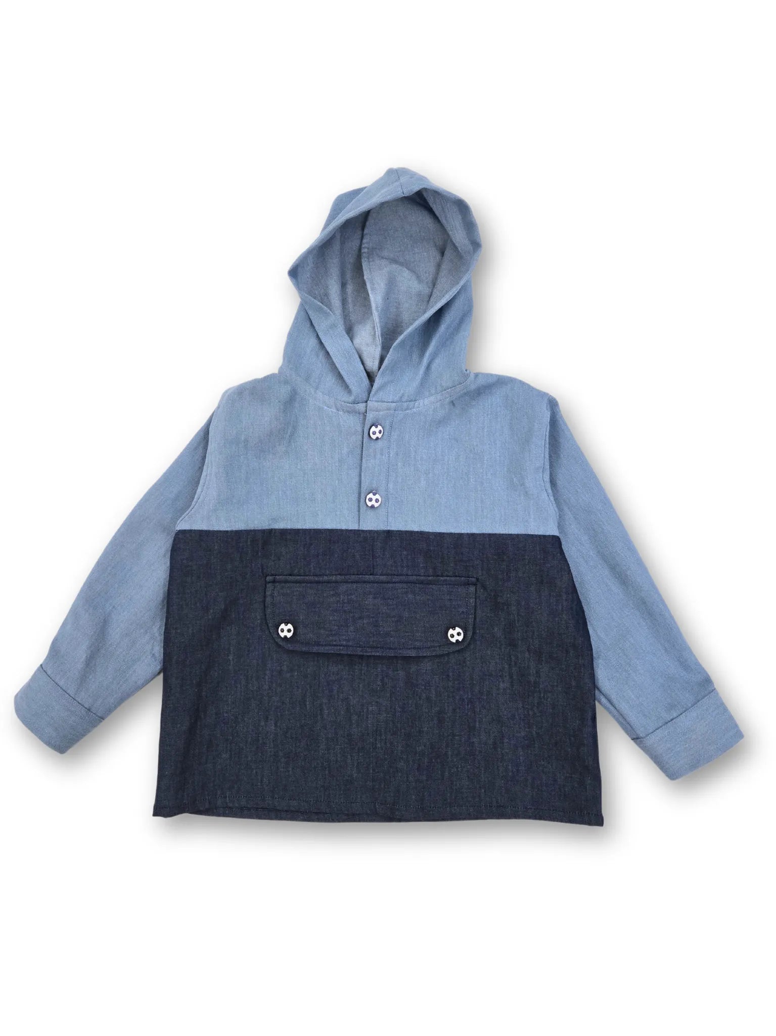 Light and Dark Denim Boys Sweatshirt
