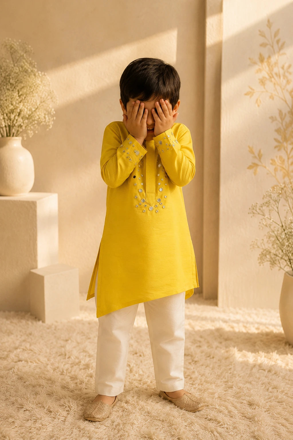 Sitaara — Kurta Set in Sunshine Yellow
