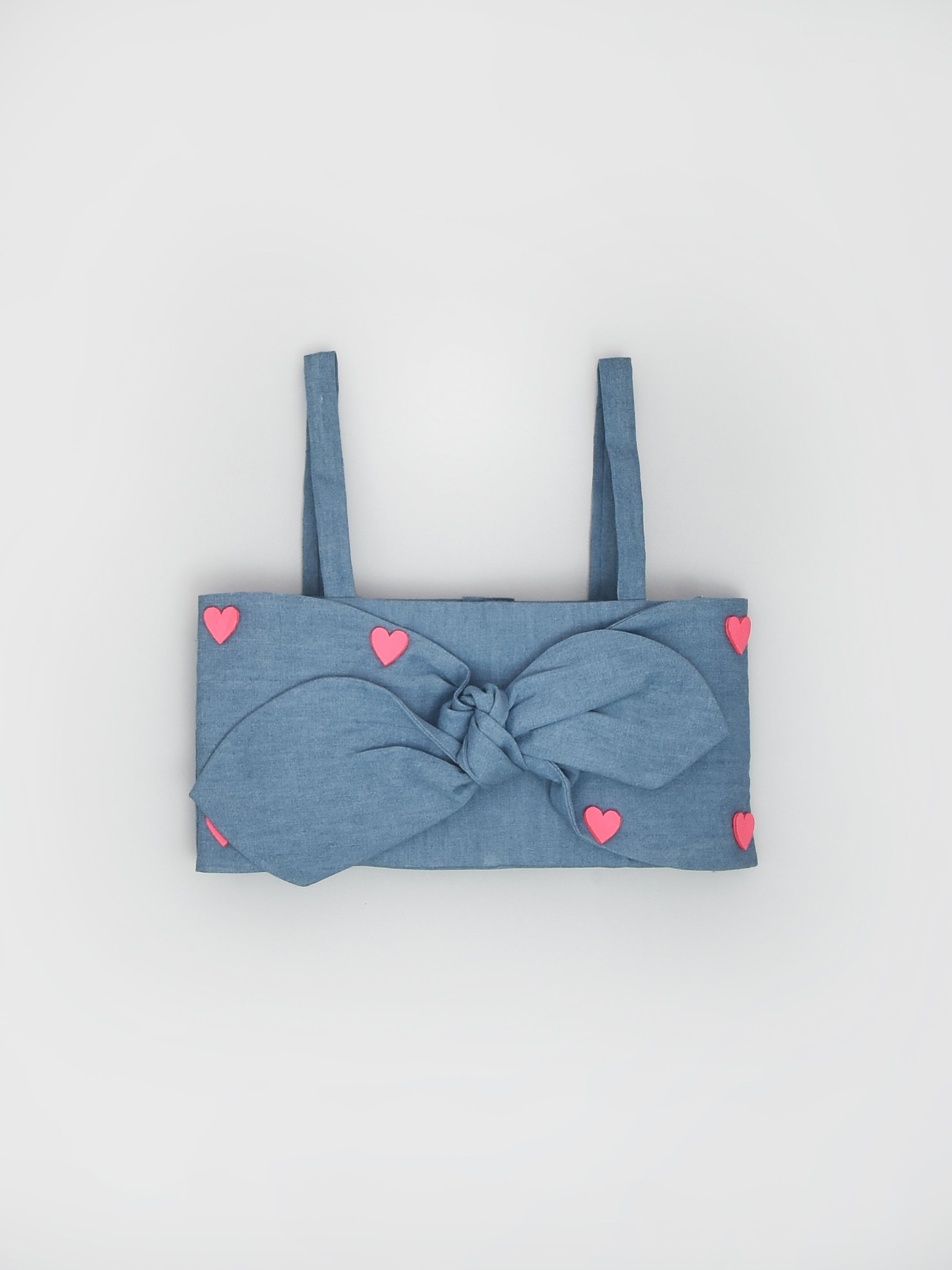 Denim Pants & Hearts Top