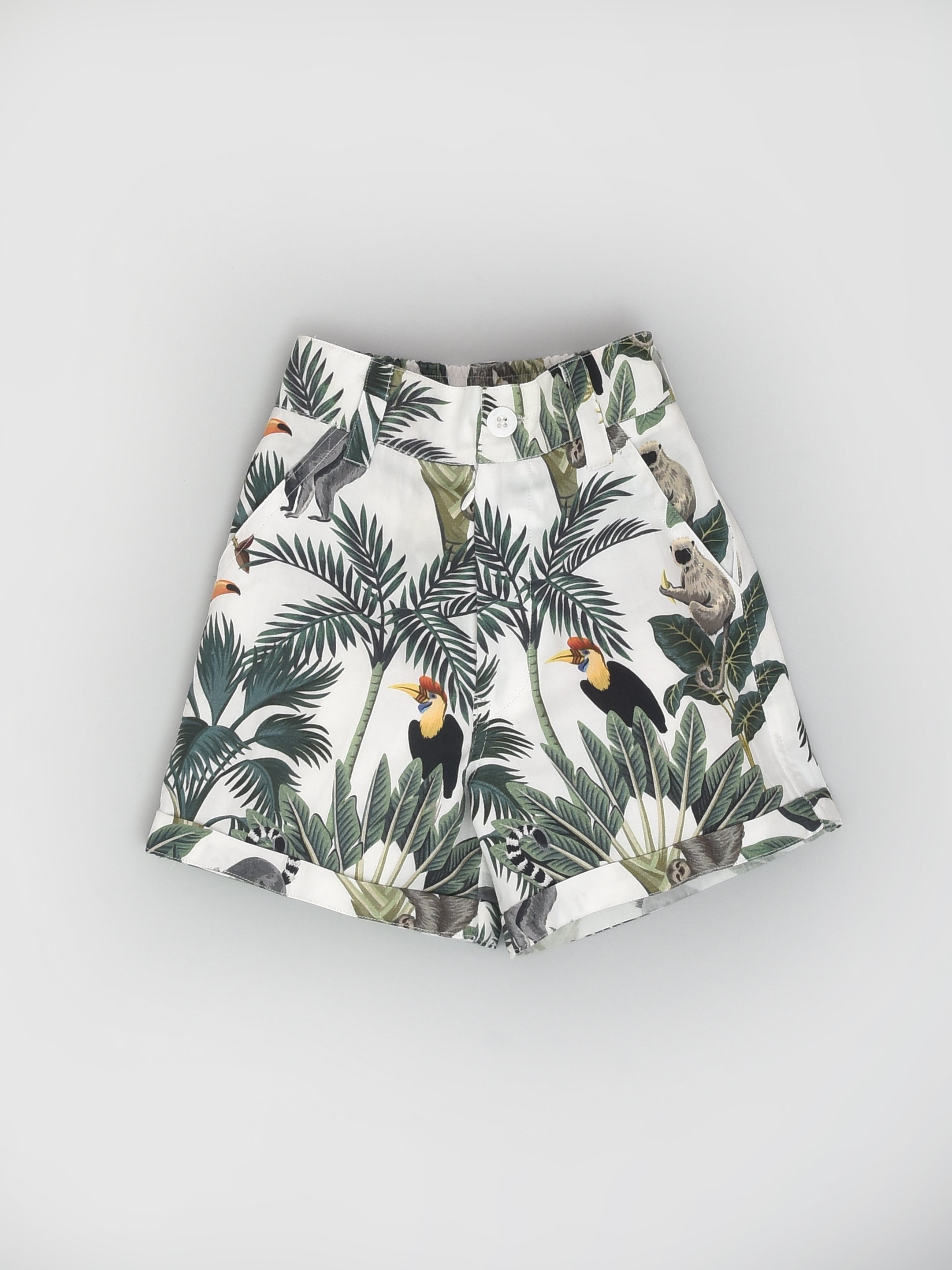 Tropical Print Shorts