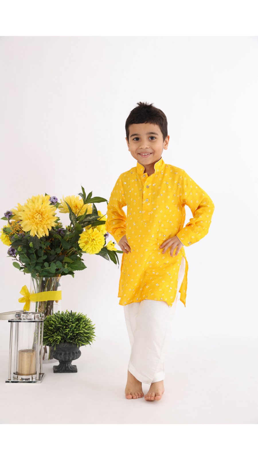 Twinning in Heavy Embroidered Top with Stunning 3d Cutwork Petals and Lehenga and Kurta Pyjama