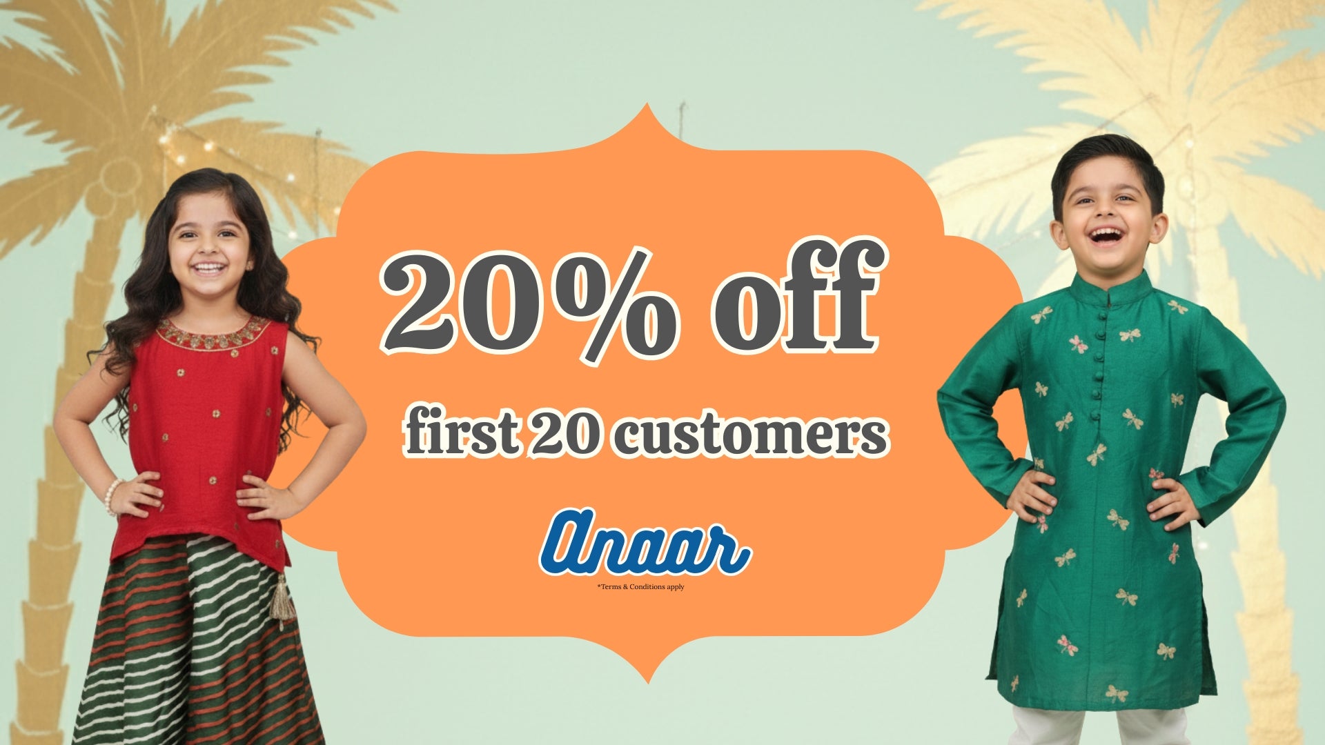 Ladeeda 20% discount banner