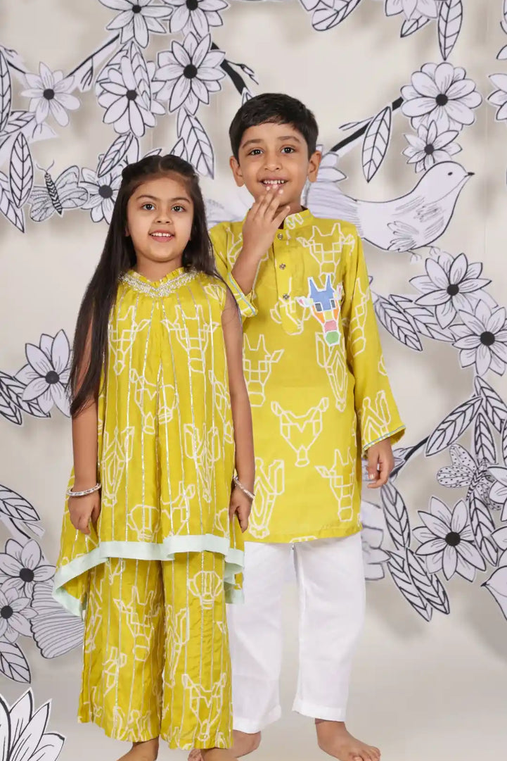 🐘 Safari Siblings Twinning Set