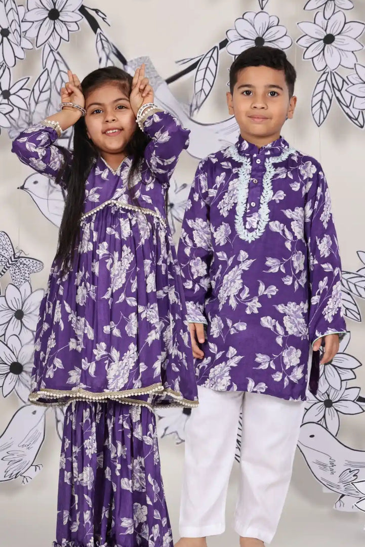 💜 Floral Whimsy Twinning Set