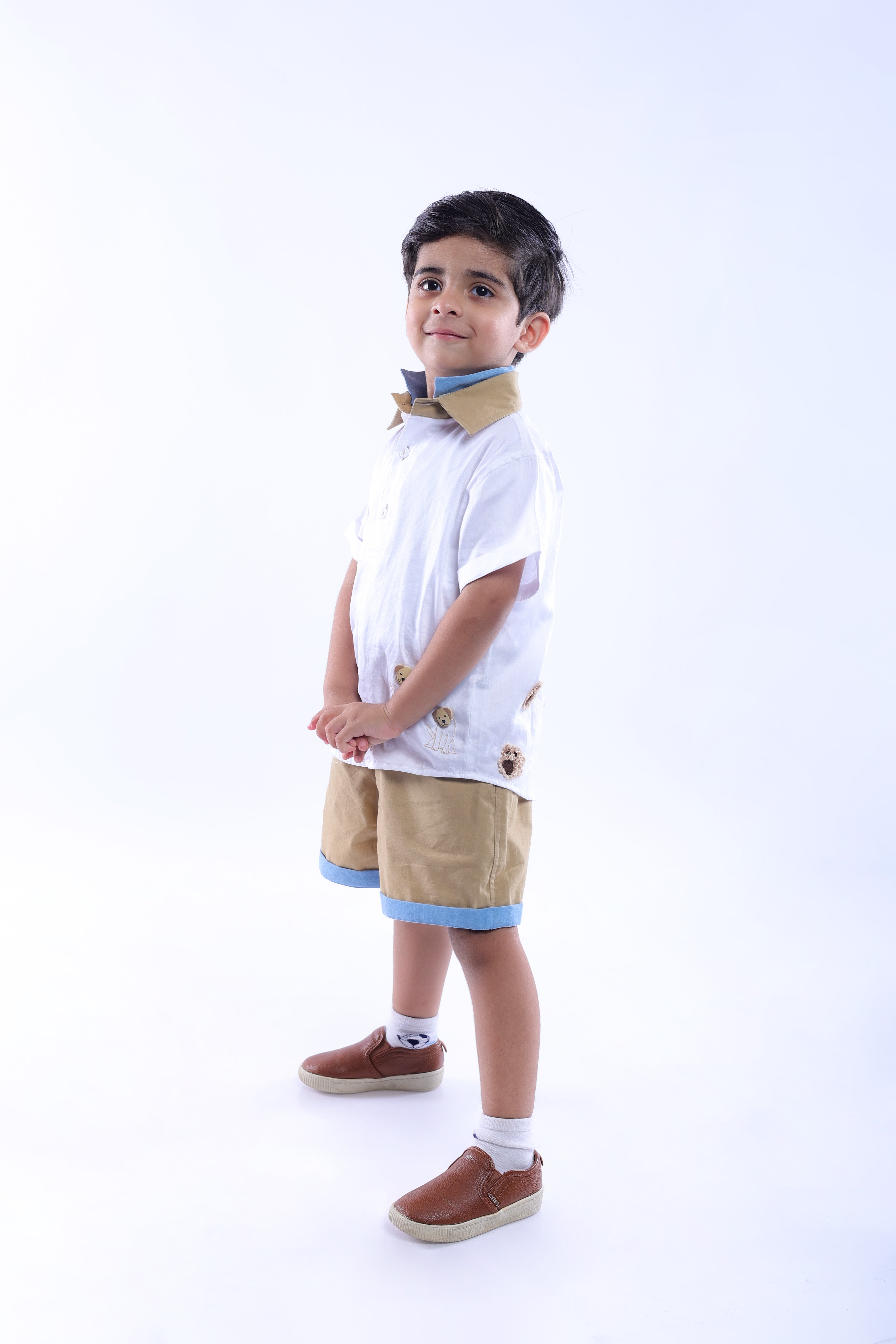 Dog Pow Shirt and Shorts