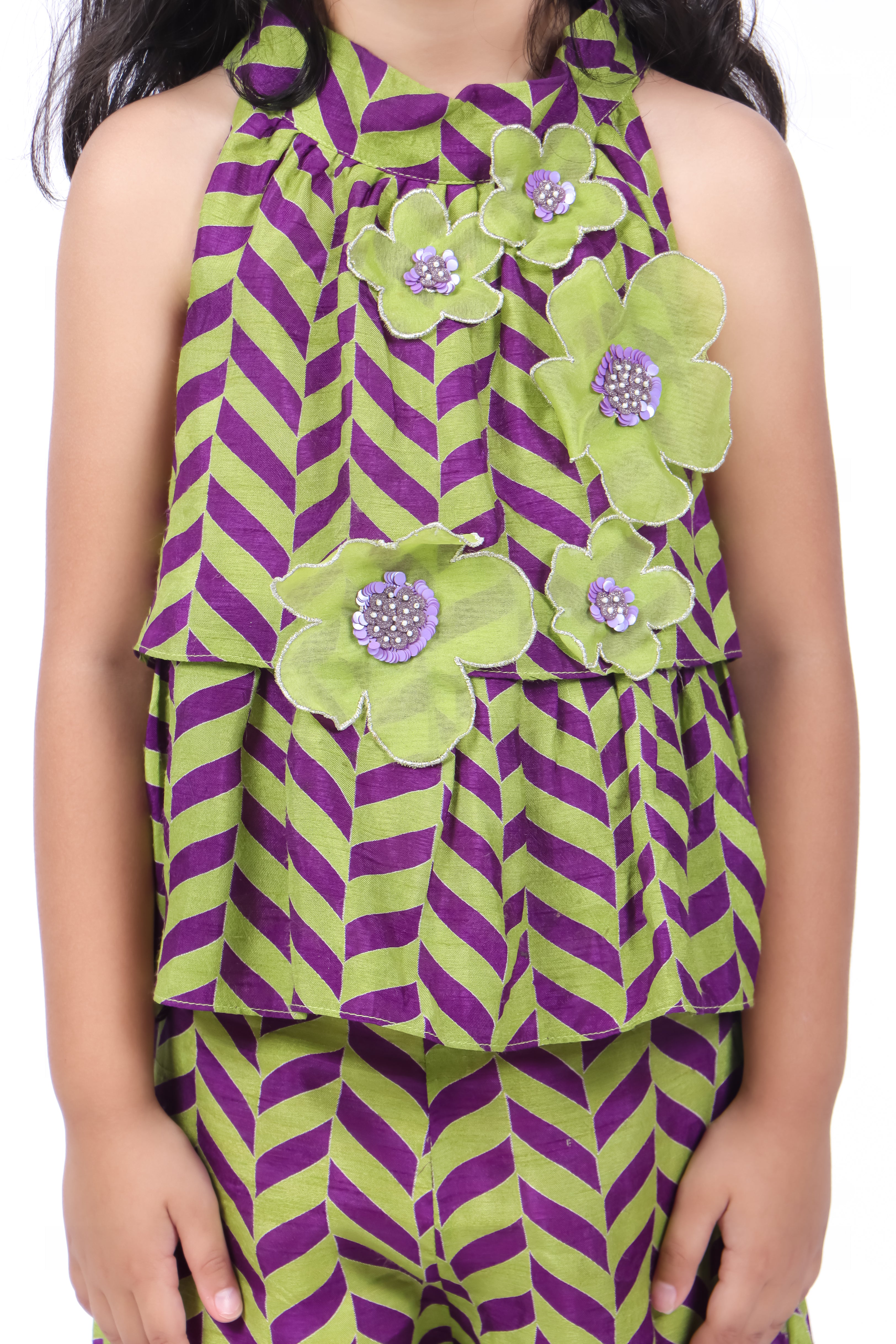 Geometric Print Top and Palazzo