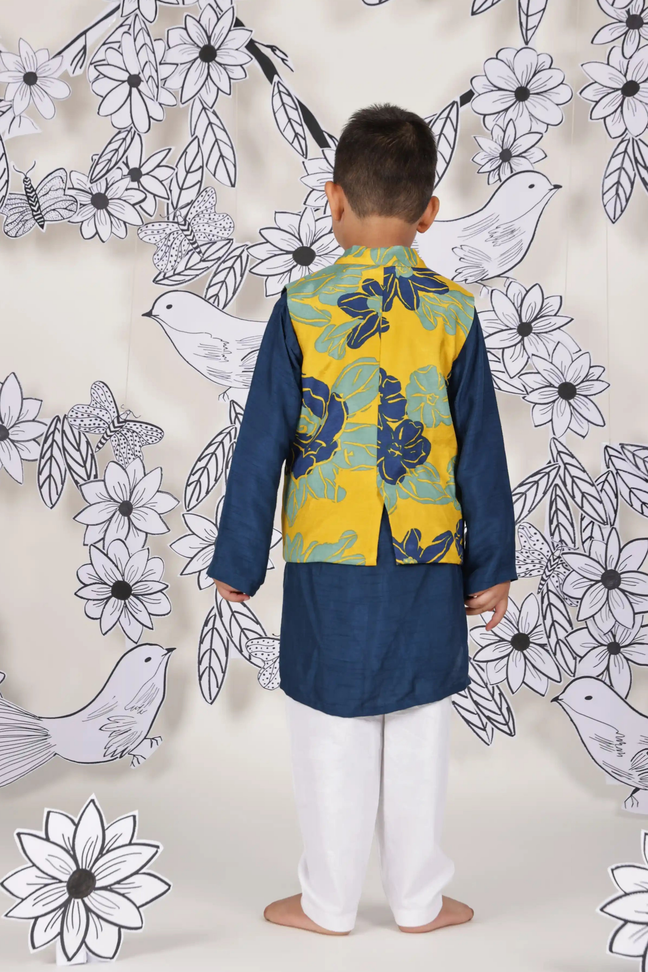 Tropical Bloom Boys Jacket Set