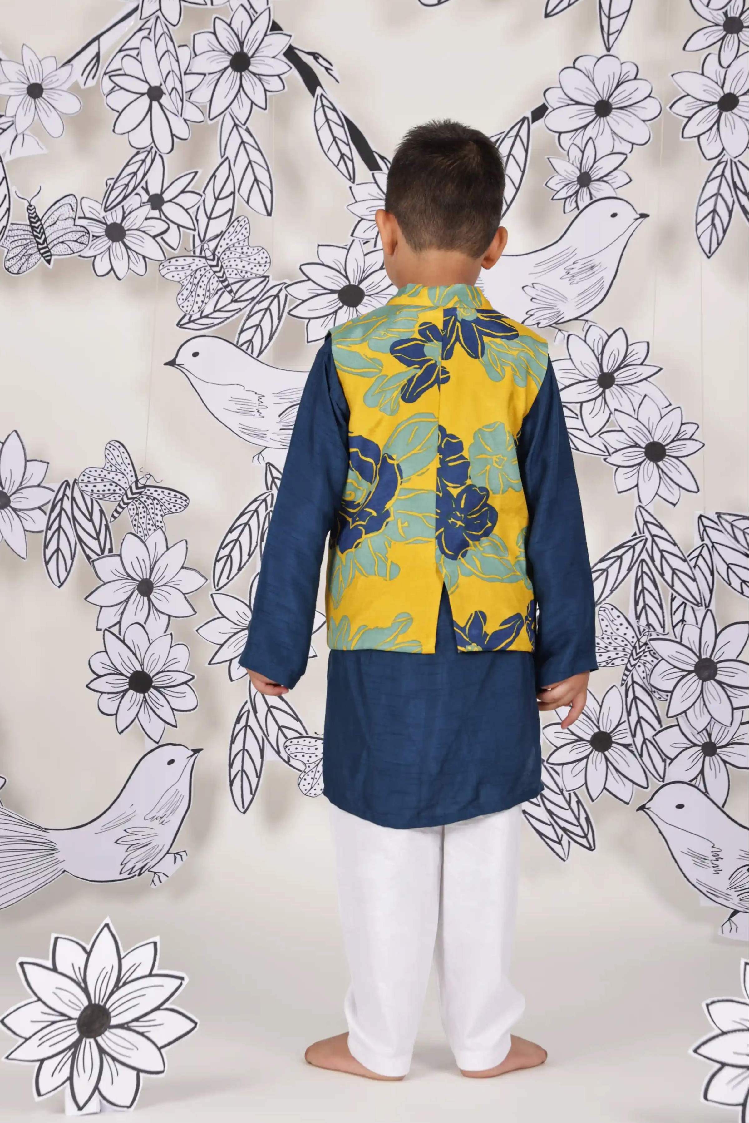 Tropical Bloom Boys Jacket Set