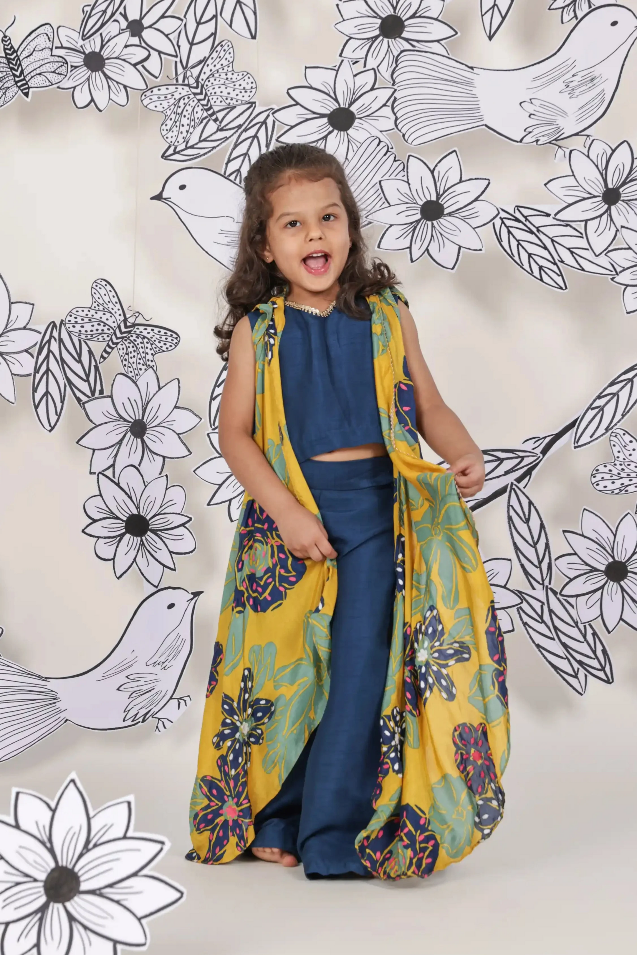 Tropical Pop Girls Coord Set