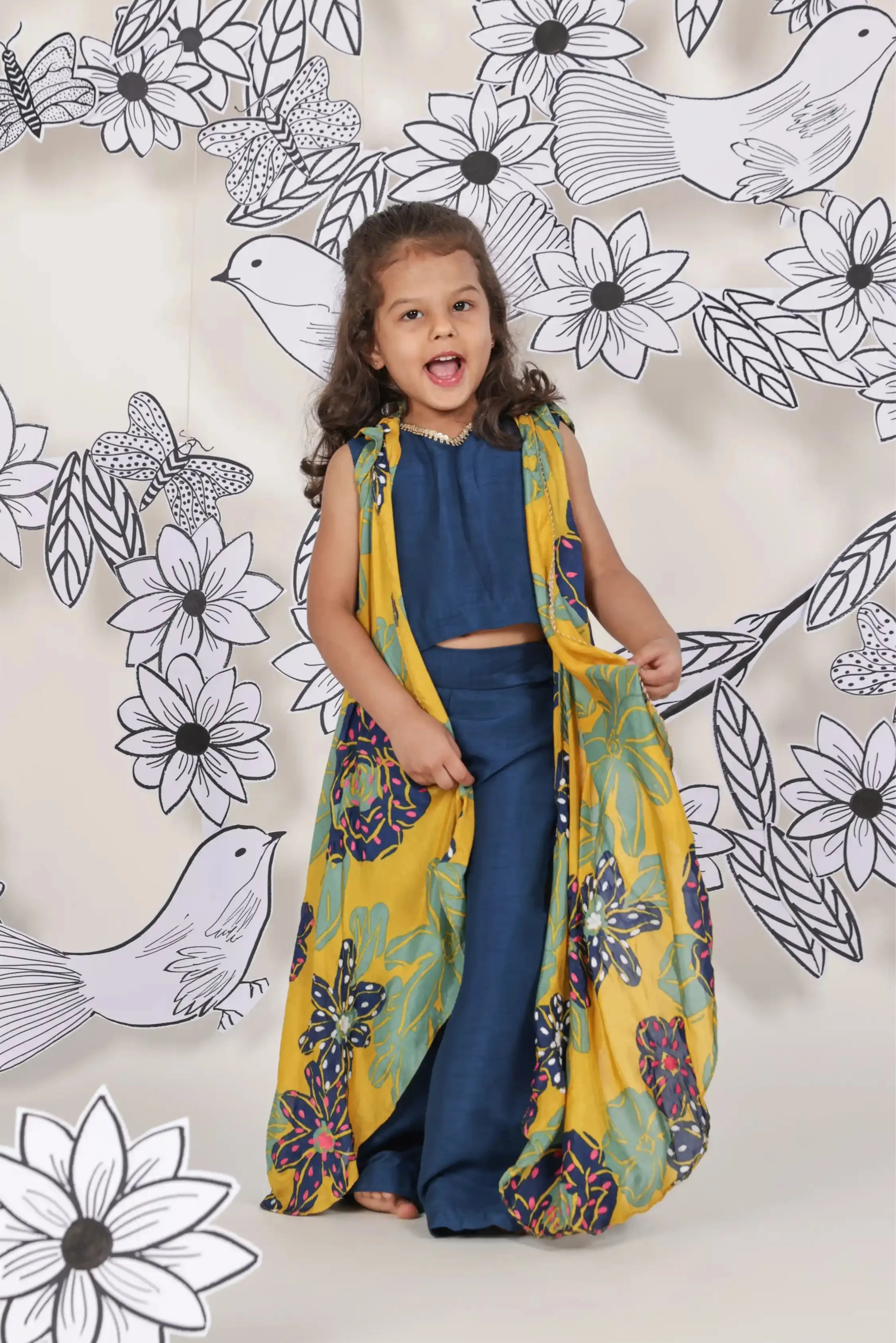 Tropical Pop Girls Coord Set