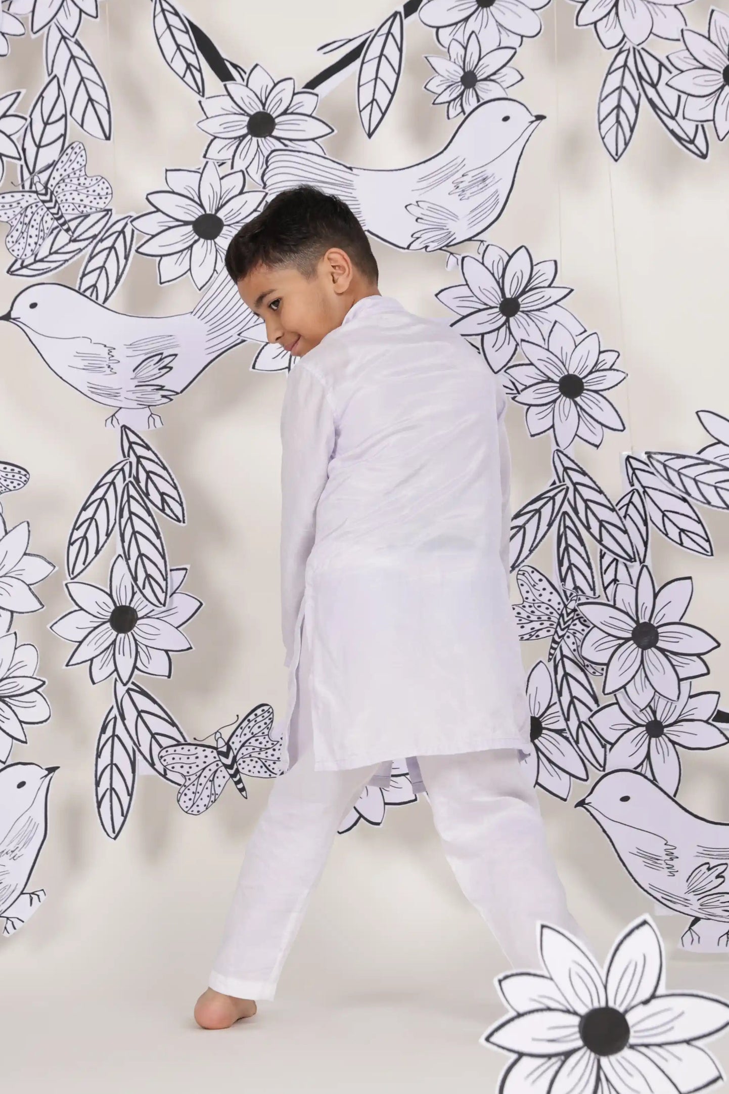 Crab Crawl Boys Kurta Set