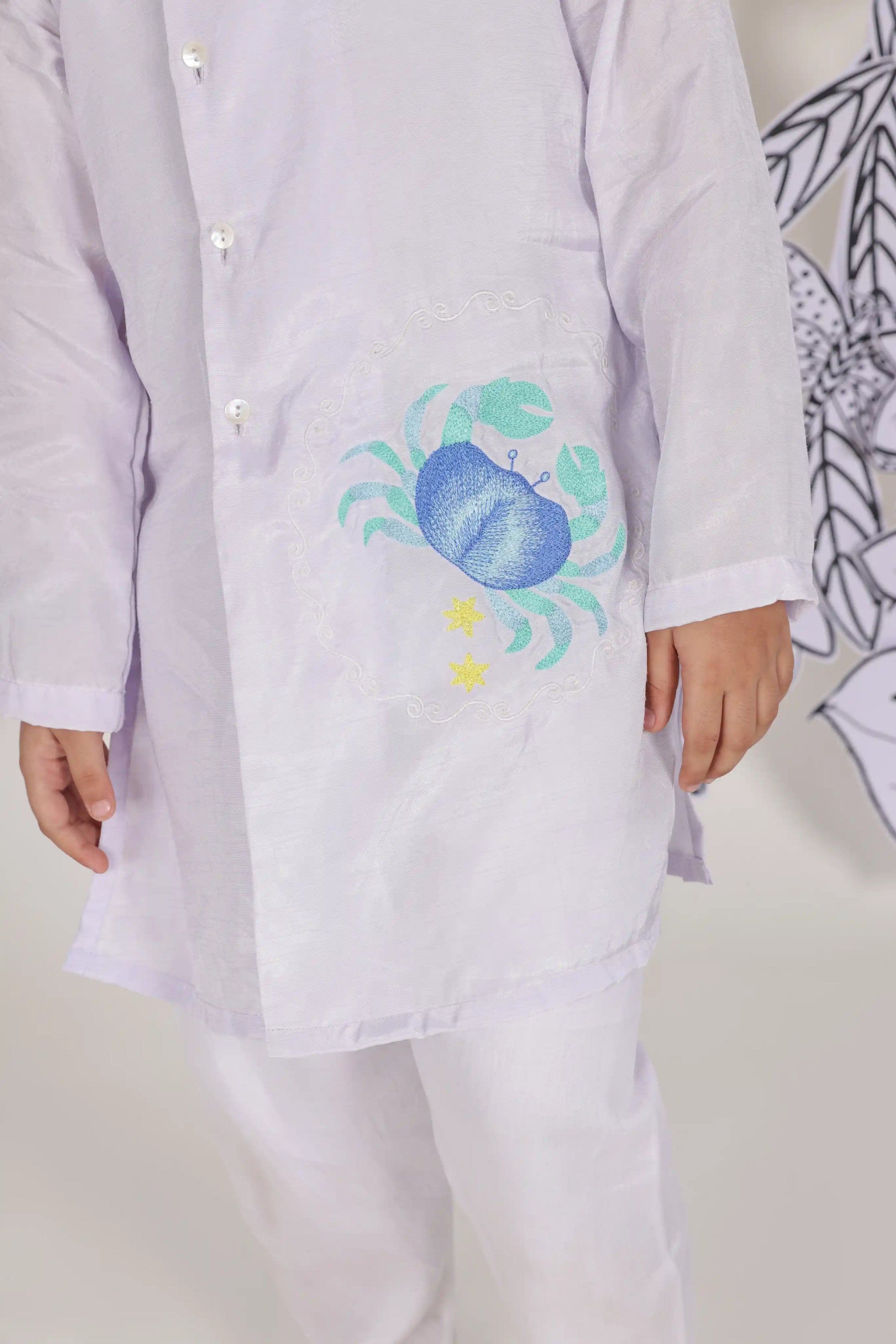 Crab Crawl Boys Kurta Set