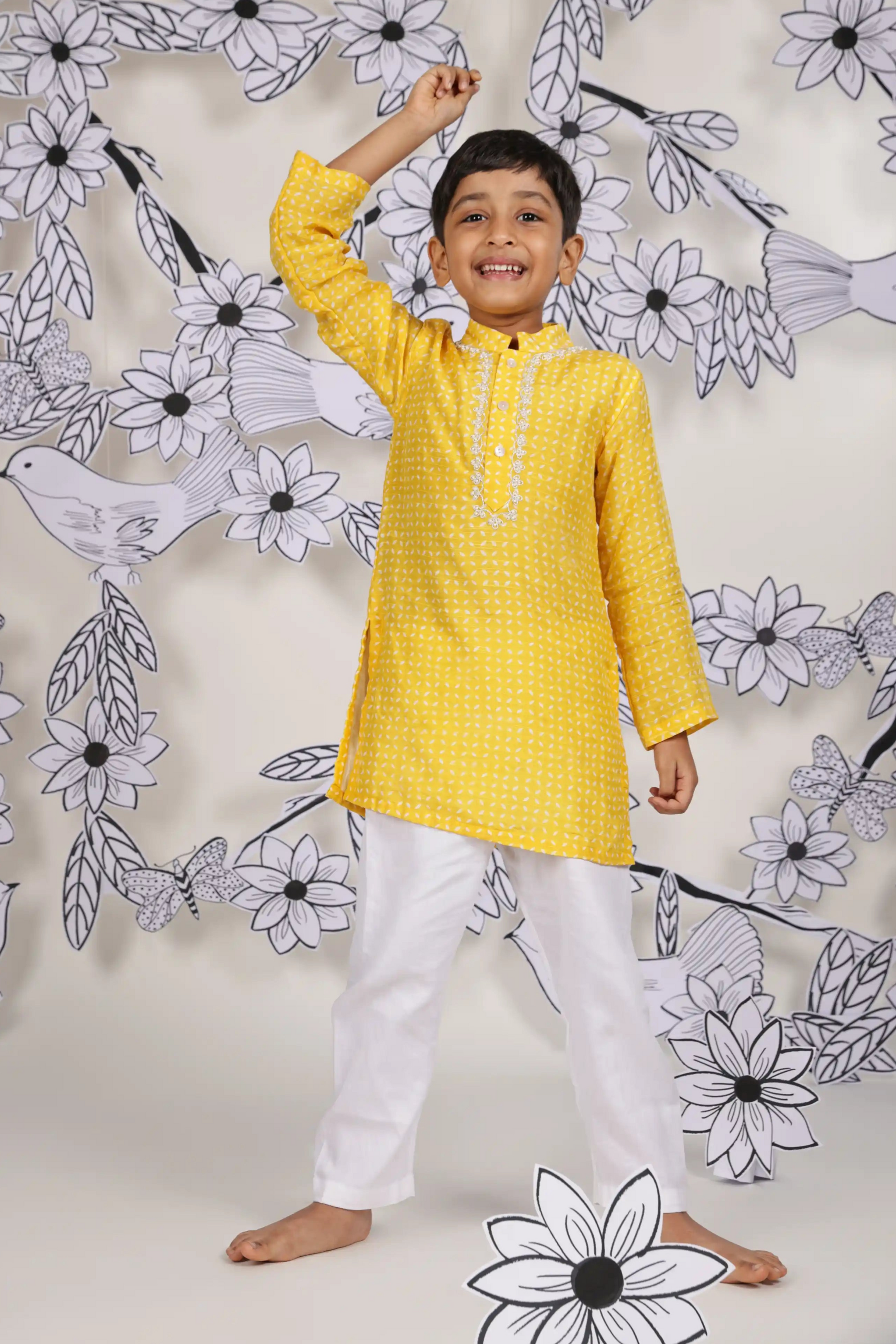 Sunshine Spark Boys Kurta Set