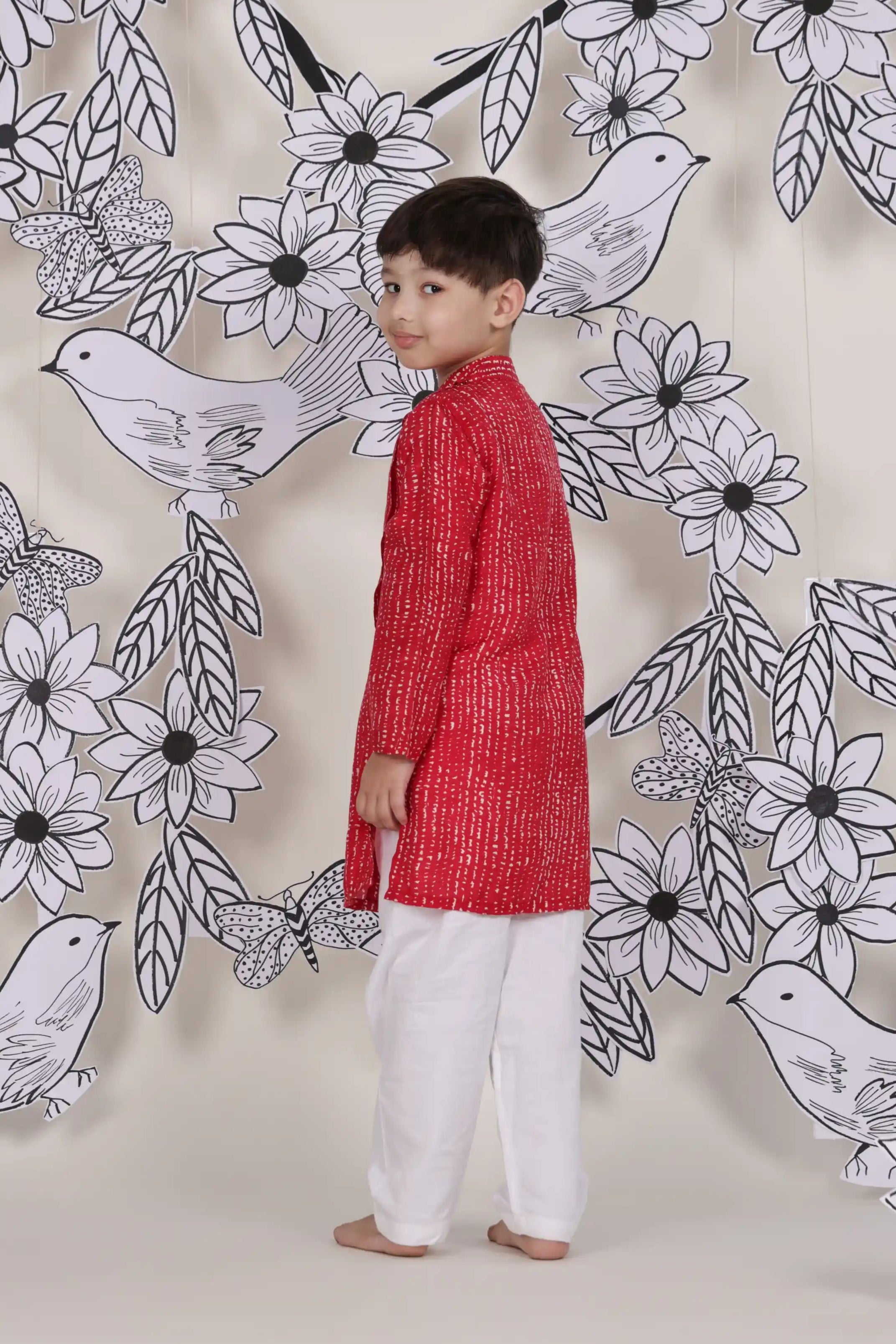 Cowl Cool Boys Kurta Set