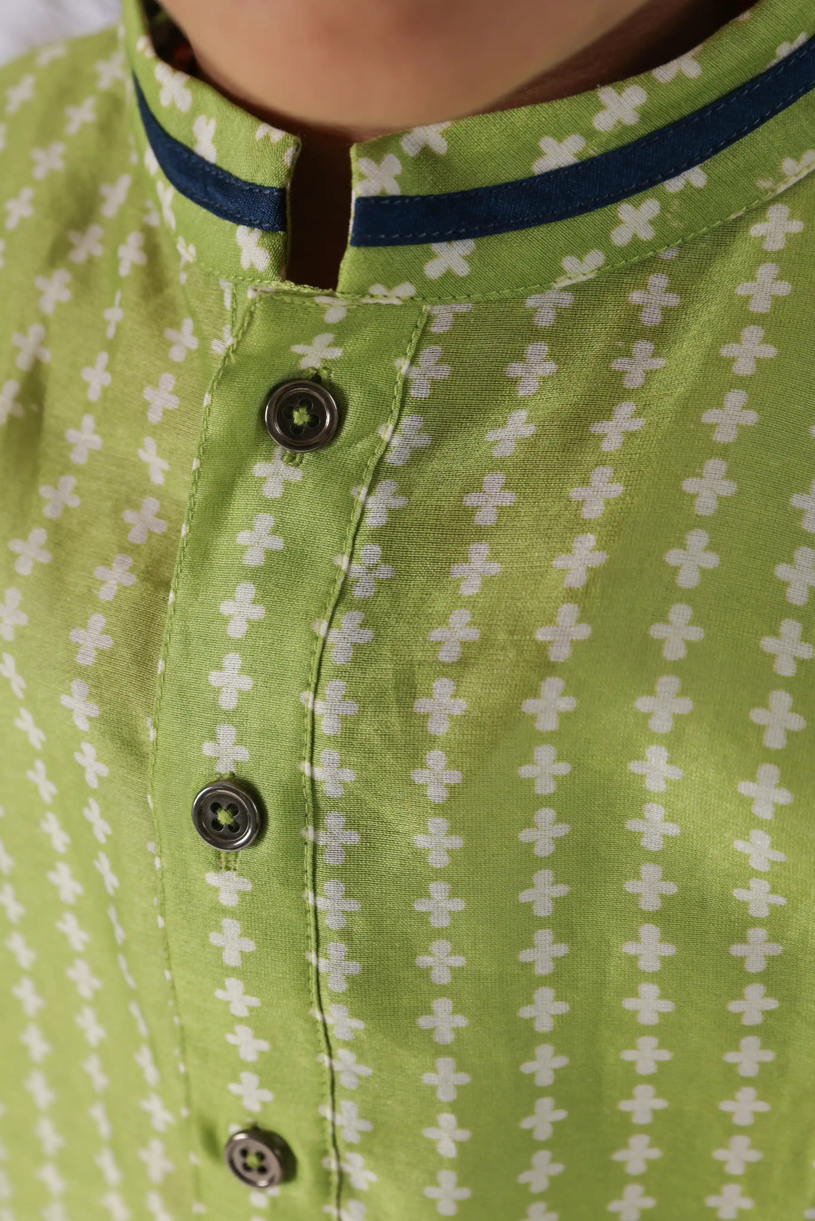 Lime Blossom Boys Kurta Set