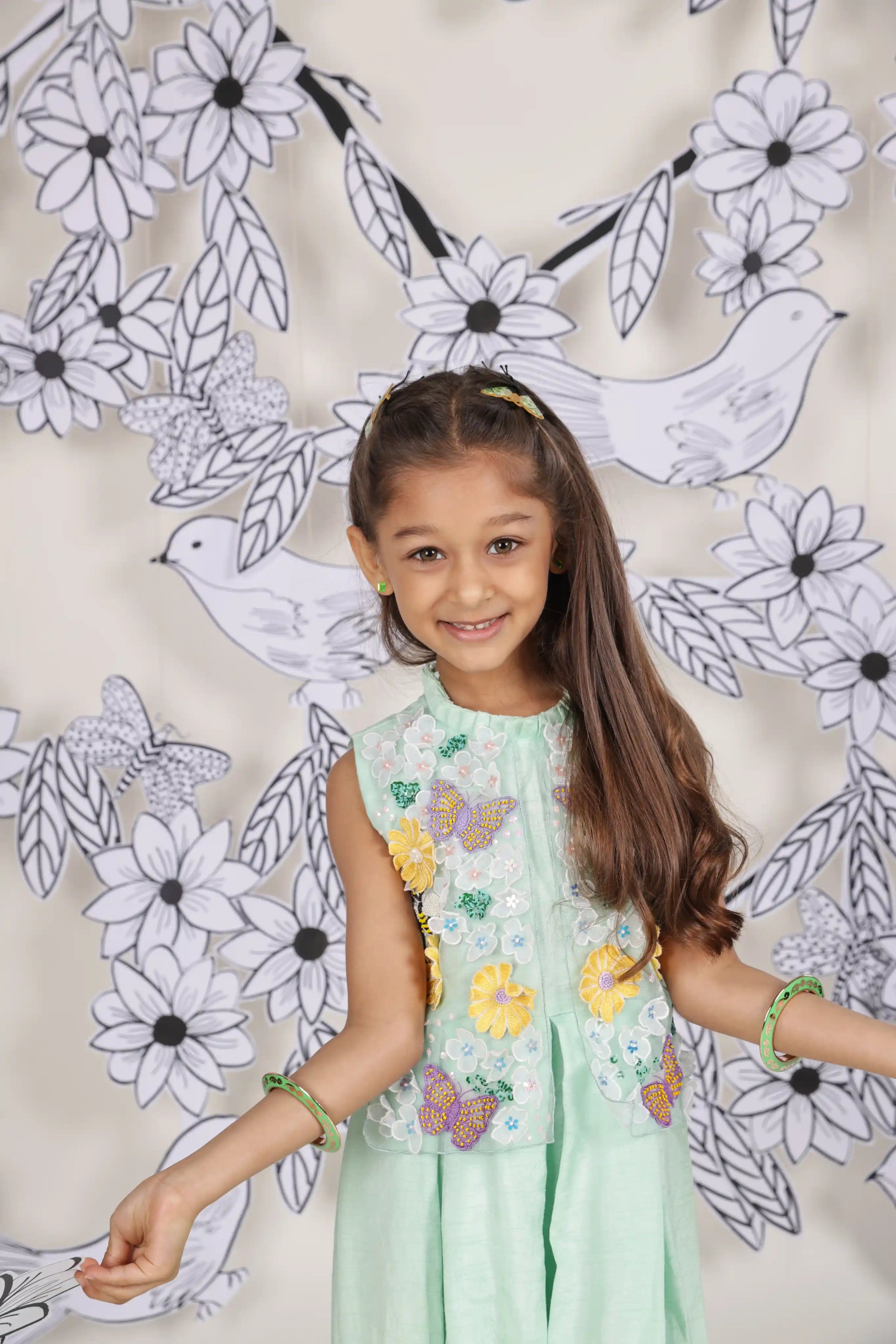 Mint Meadow Girls Jumpsuit