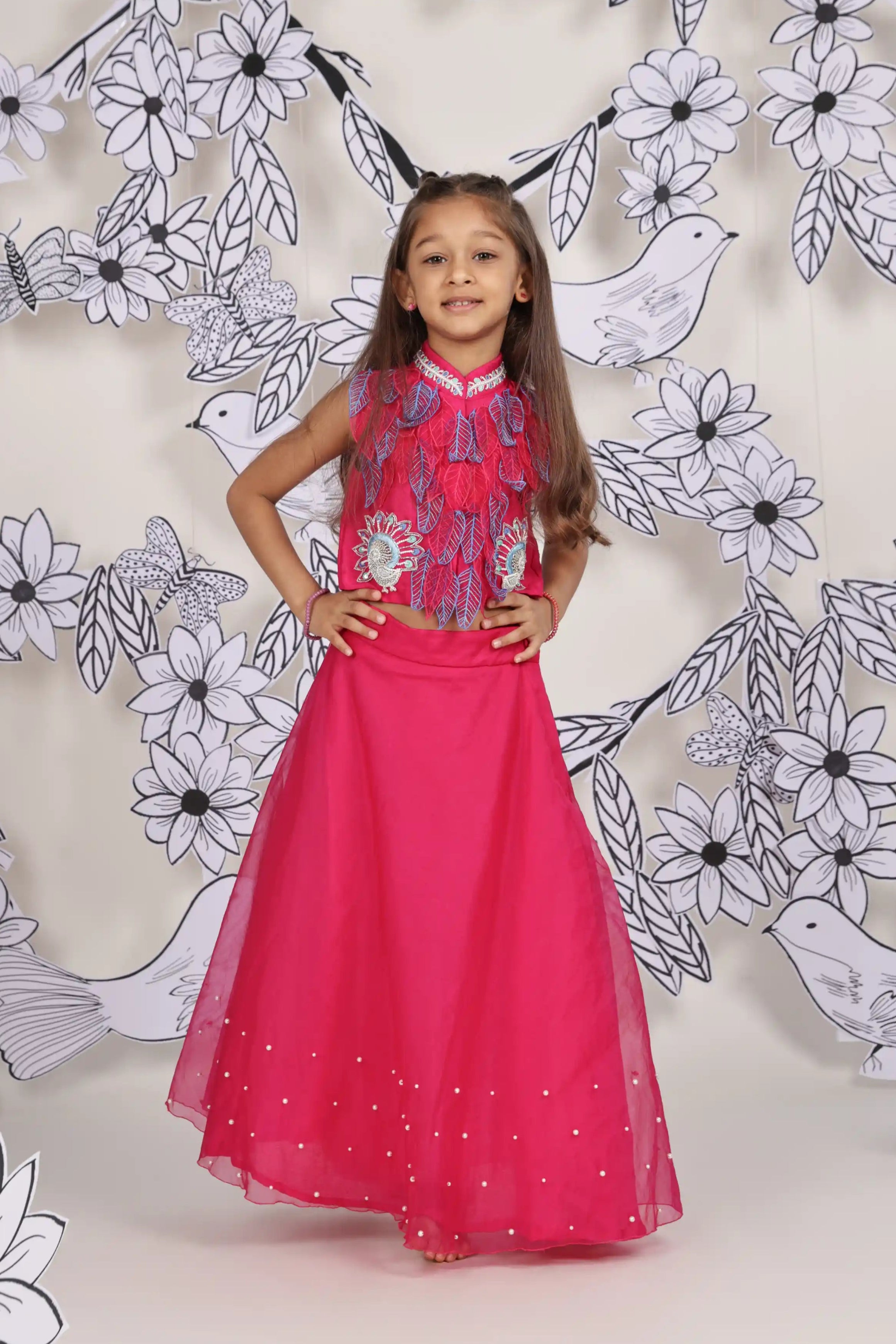 Peacock Garden Girls Set