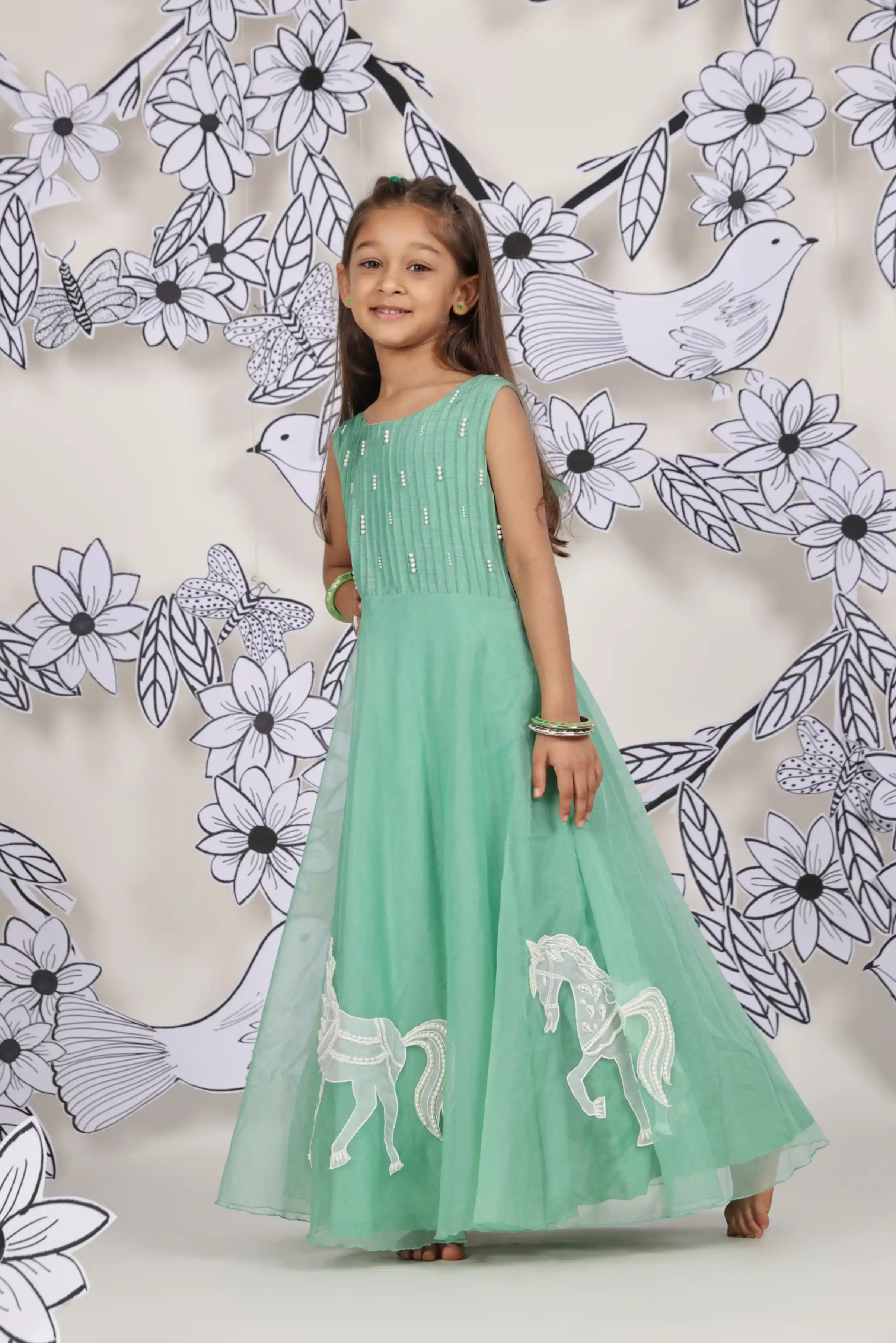 Horse Parade Girls Gown