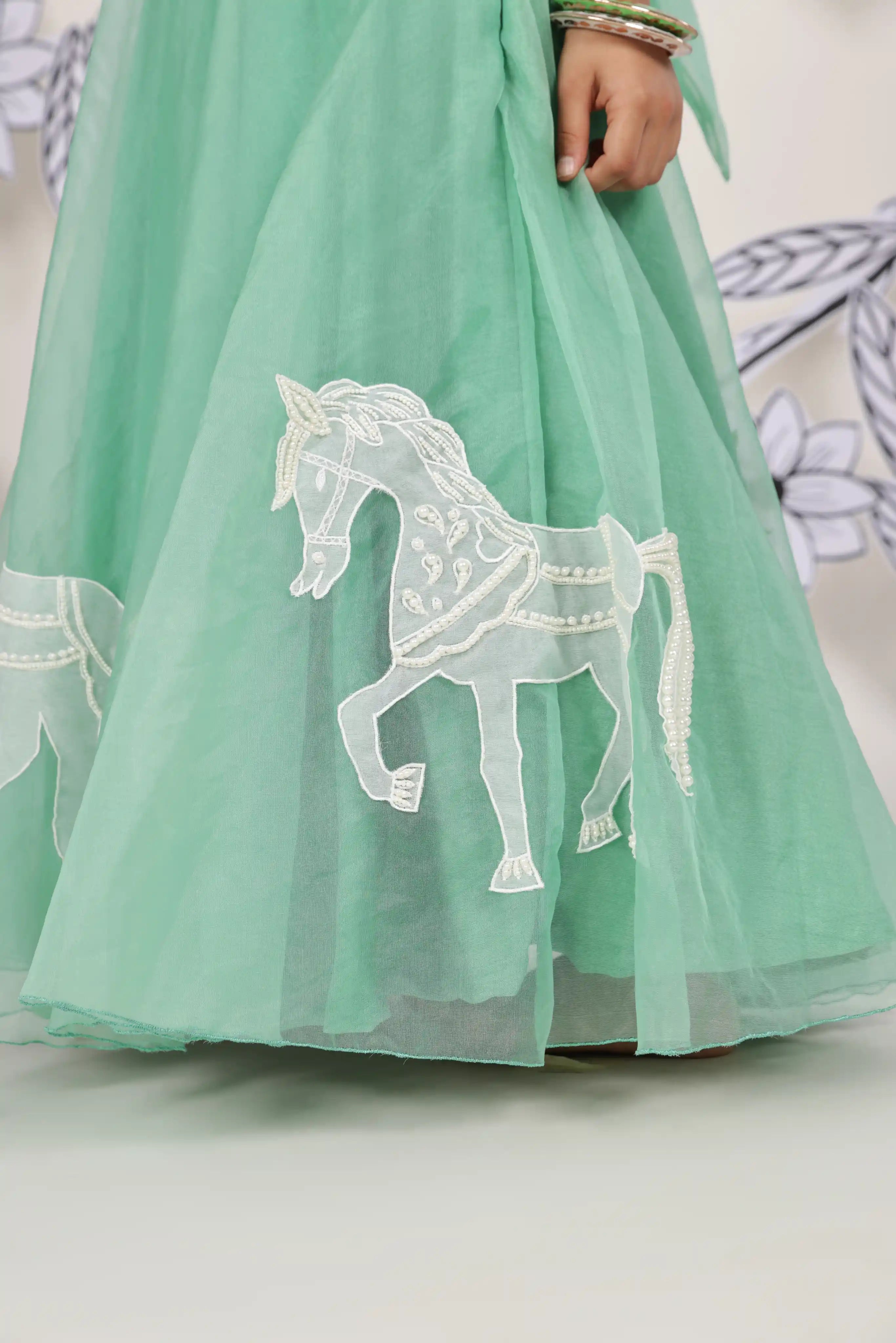 Horse Parade Girls Gown