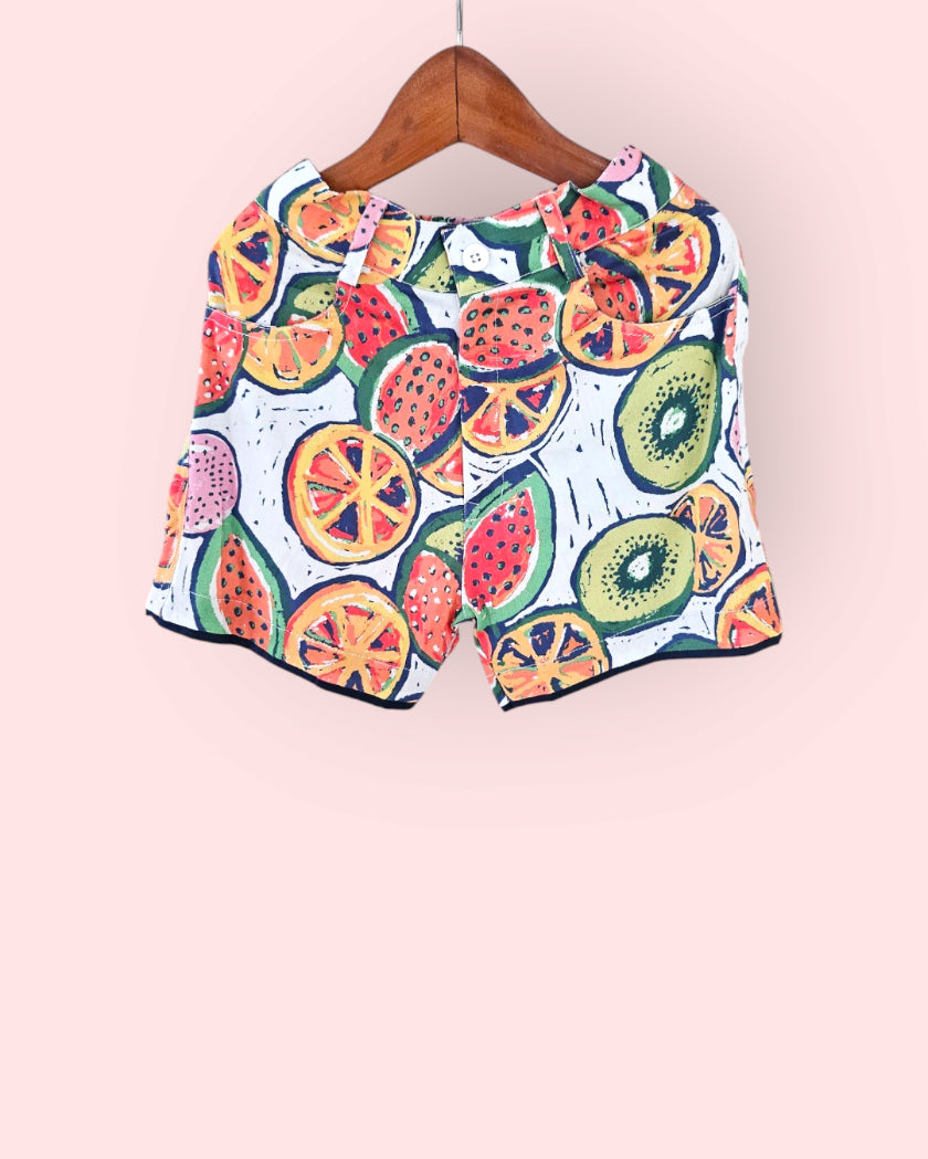 Fruity Fun Boys Cotton Shorts