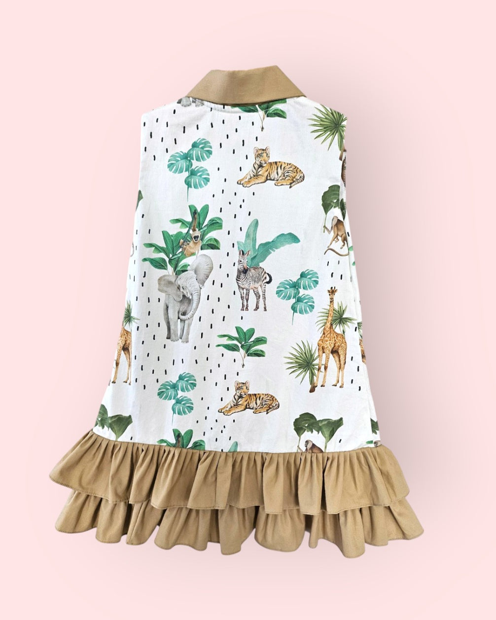 Wild Adventures Cotton Safari Dress