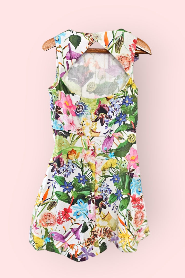 Botanical Bloom Colourful Cotton Dress
