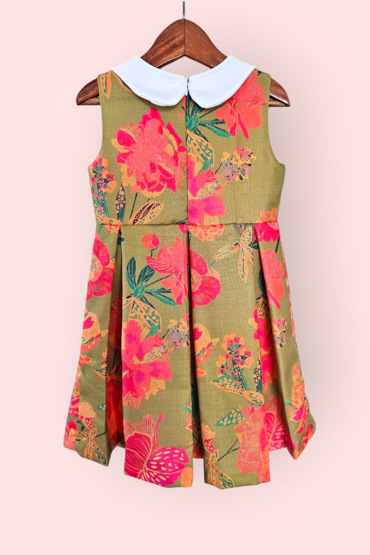 Blossom Breeze Peter Pan Cotton Dress