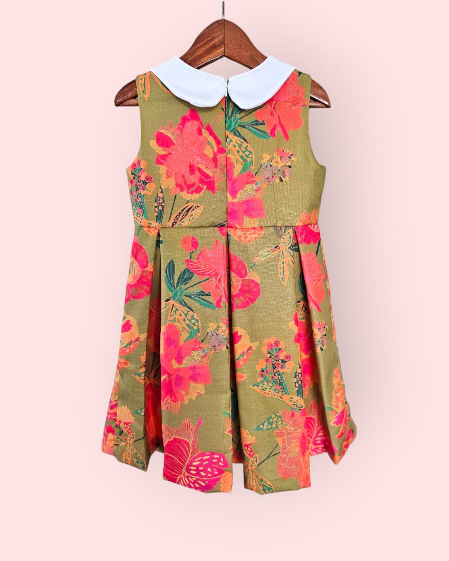 Blossom Breeze Peter Pan Cotton Dress