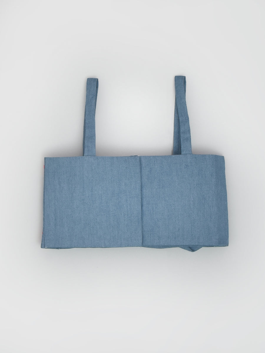 Denim Hearts Top