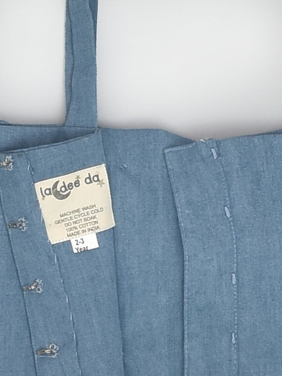 Denim Hearts Top