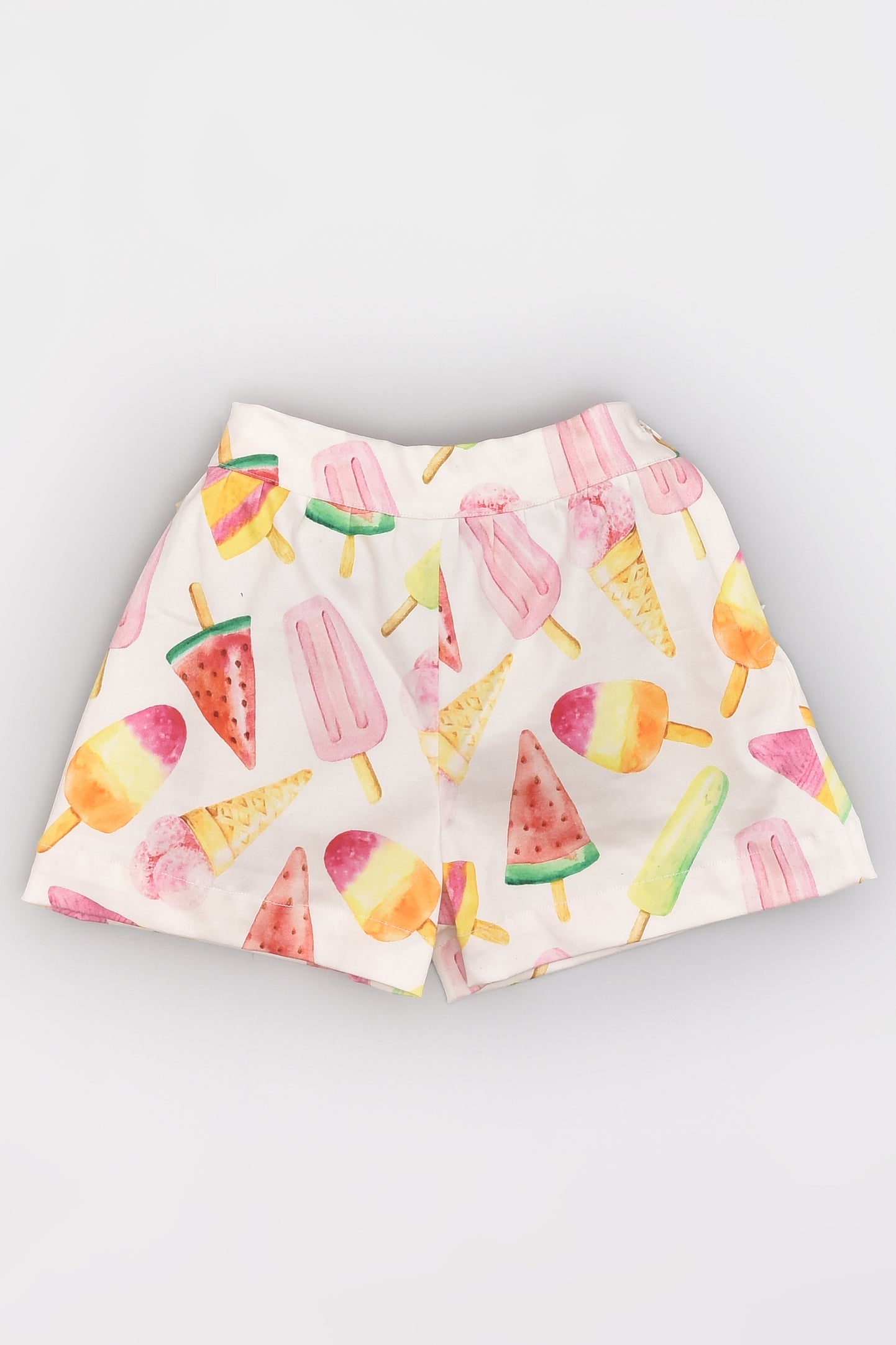 Ice-cream Print Shorts for Girls