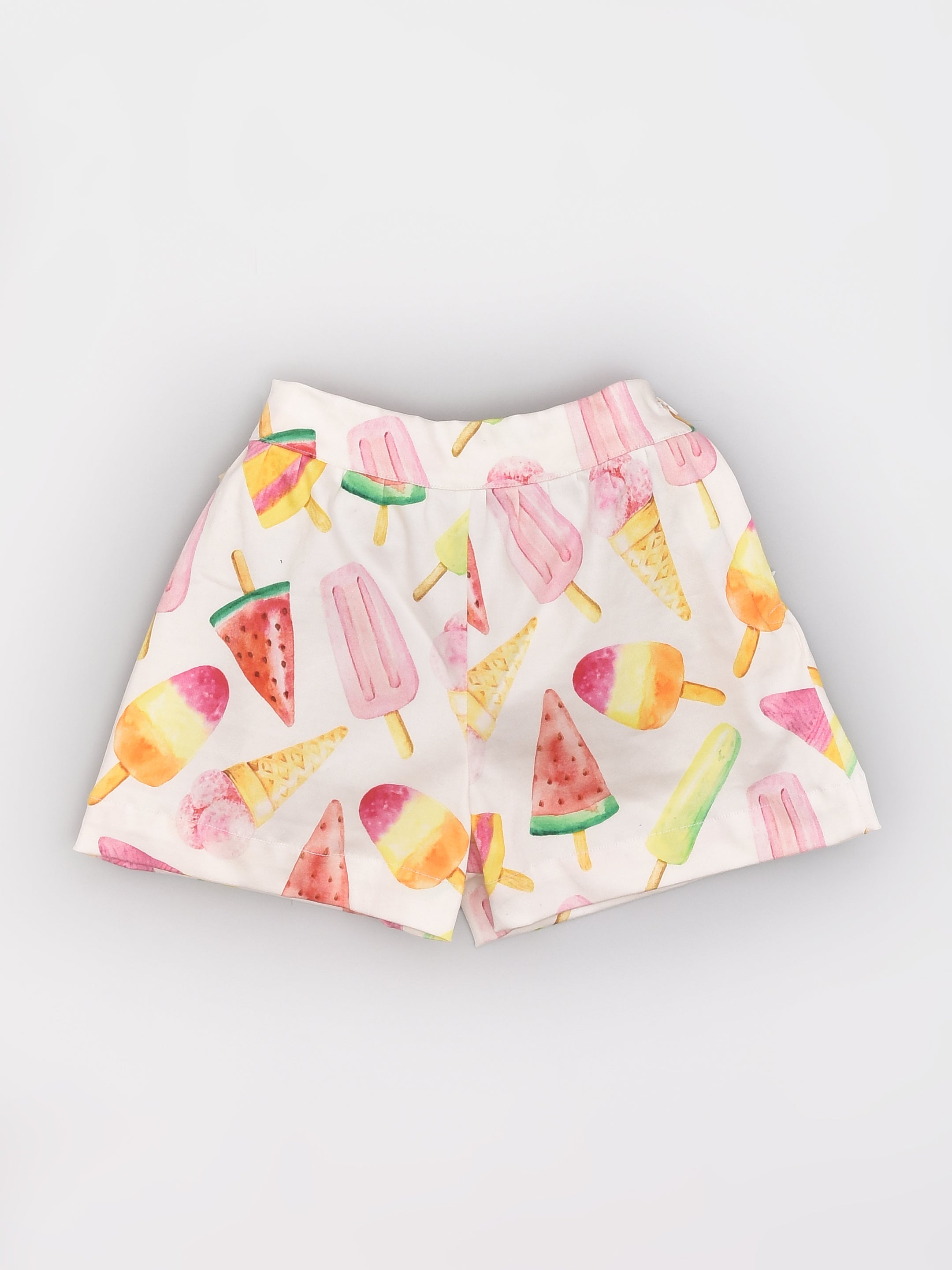 Ice-cream Print Shorts for Girls