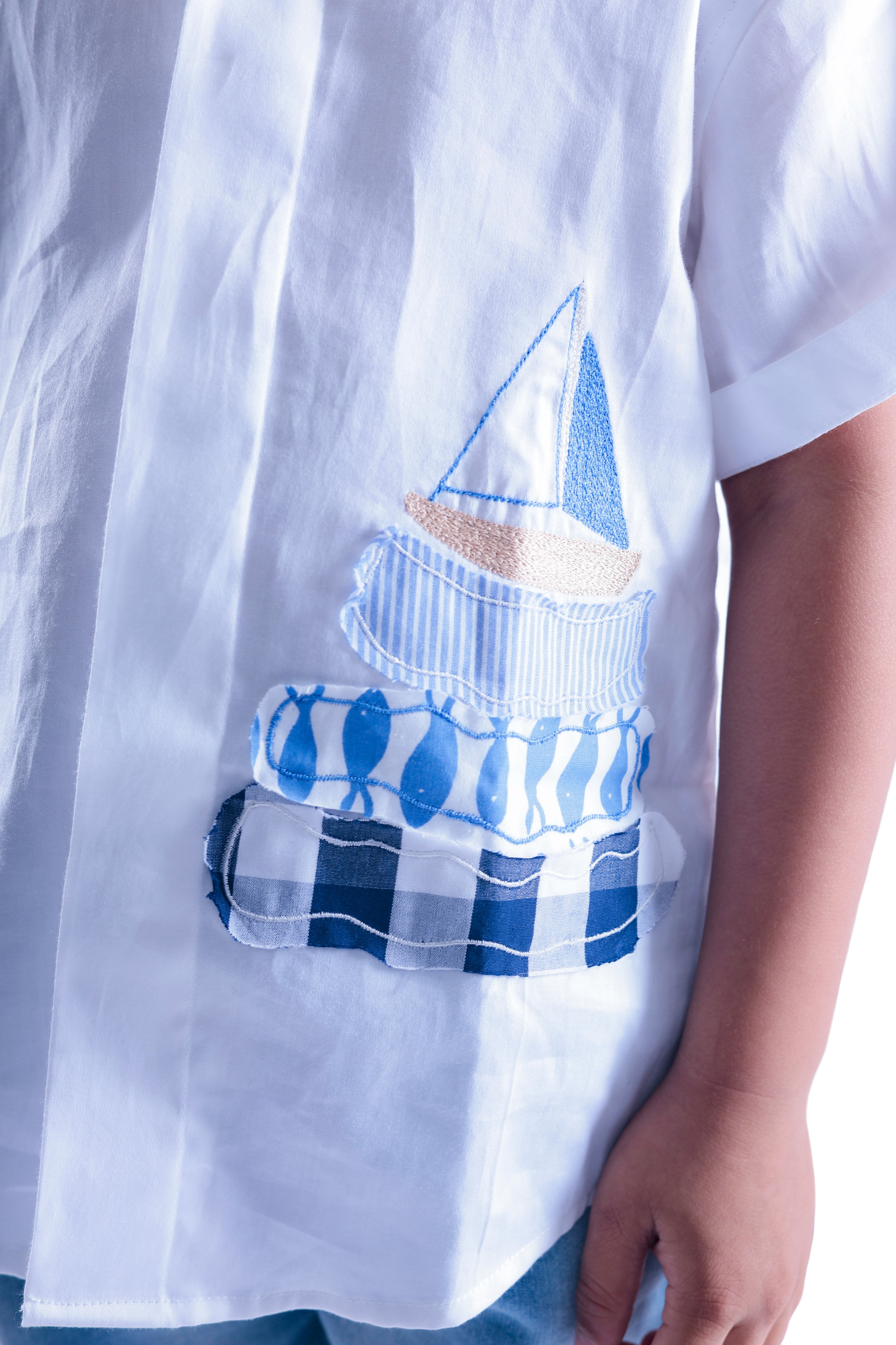 Boat Embroidered Shirt