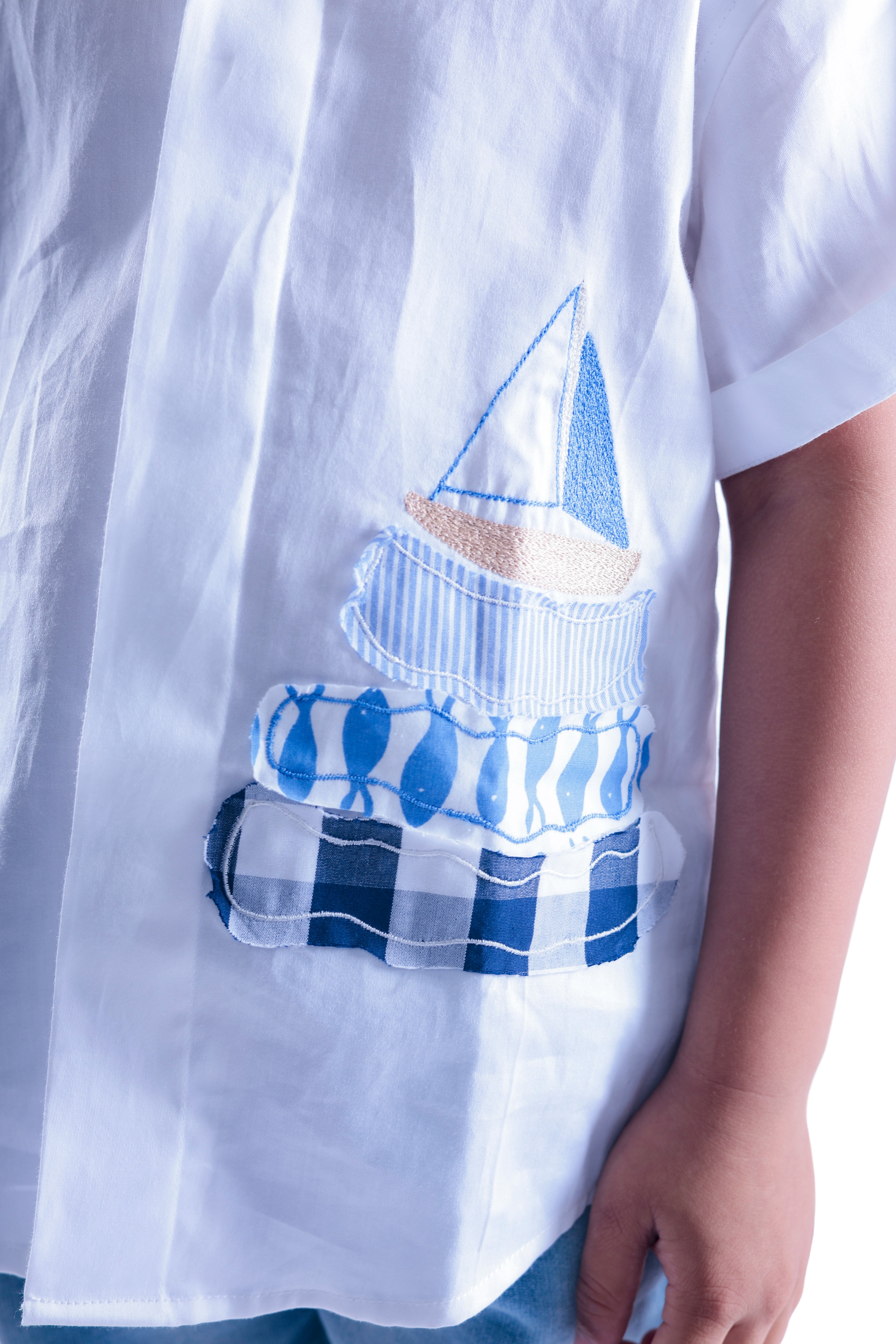 Boat Embroidered Shirt