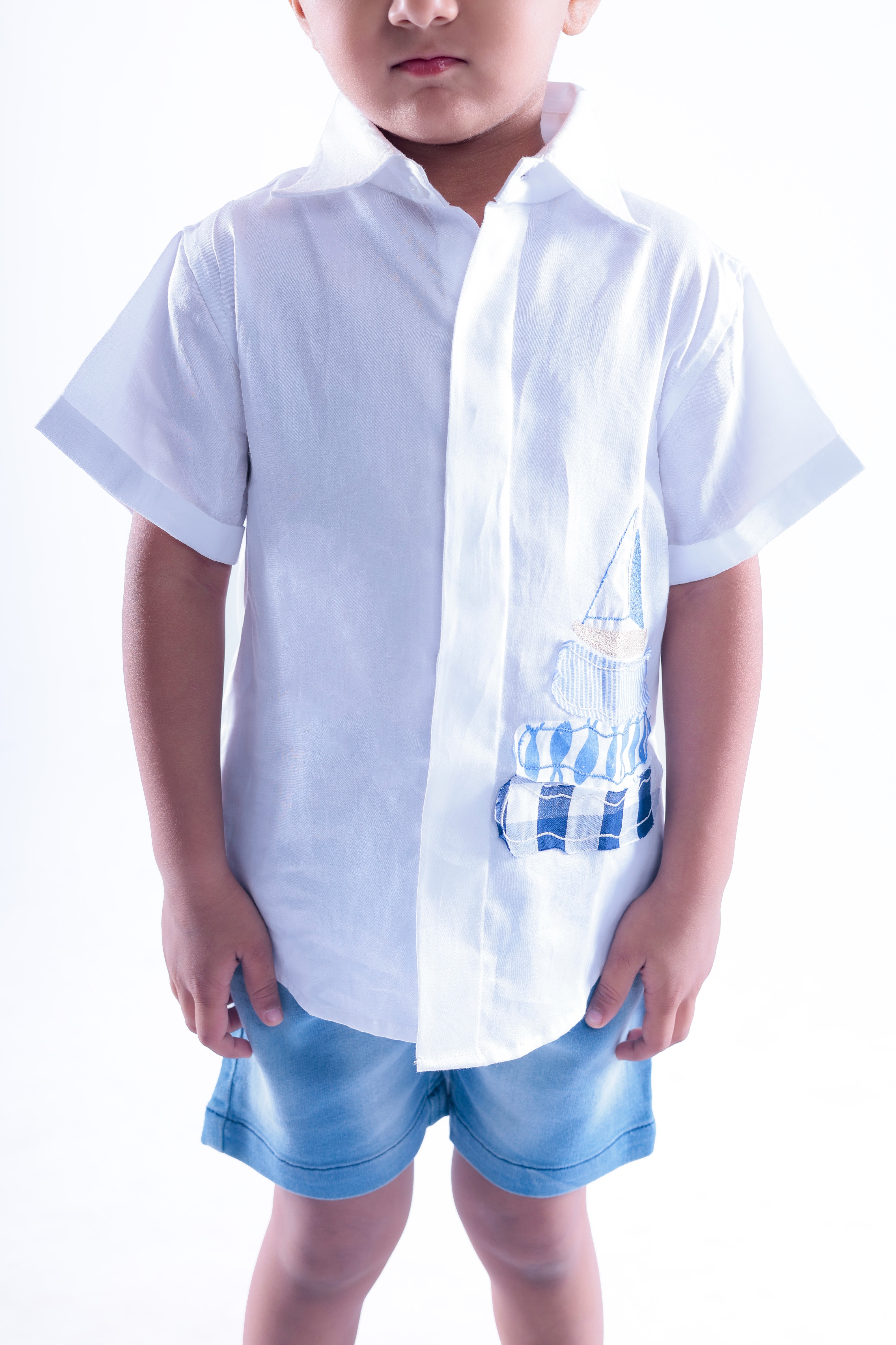 Boat Embroidered Shirt