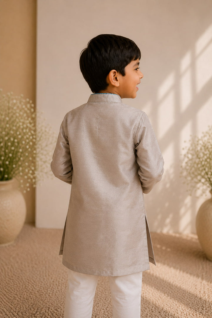 Vespa — Kurta Set in Champagne