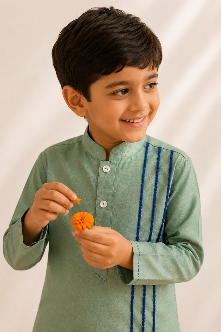 Fern — Kurta Set in Sage Green