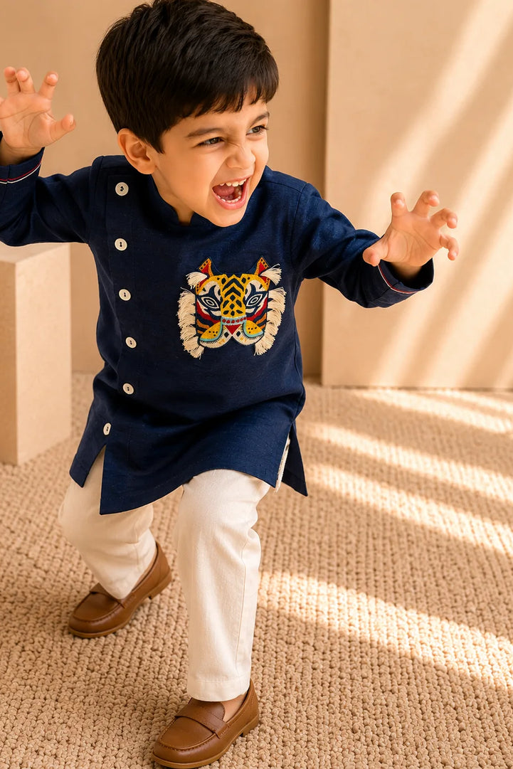 Sher — Kurta Set in Indigo