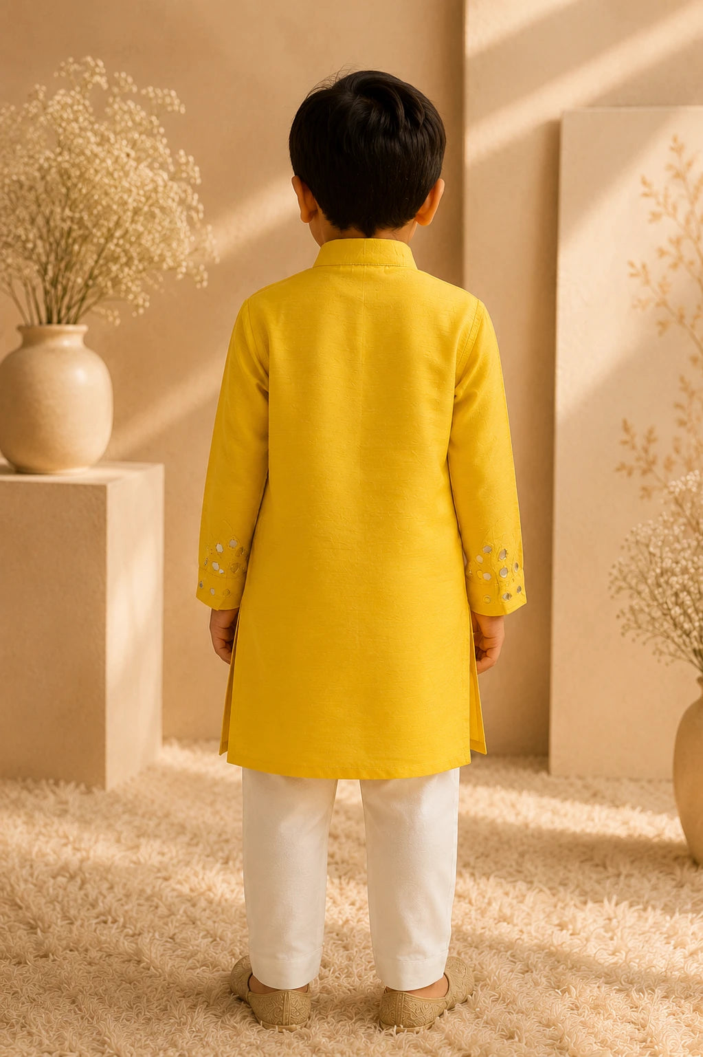 Sitaara — Kurta Set in Sunshine Yellow