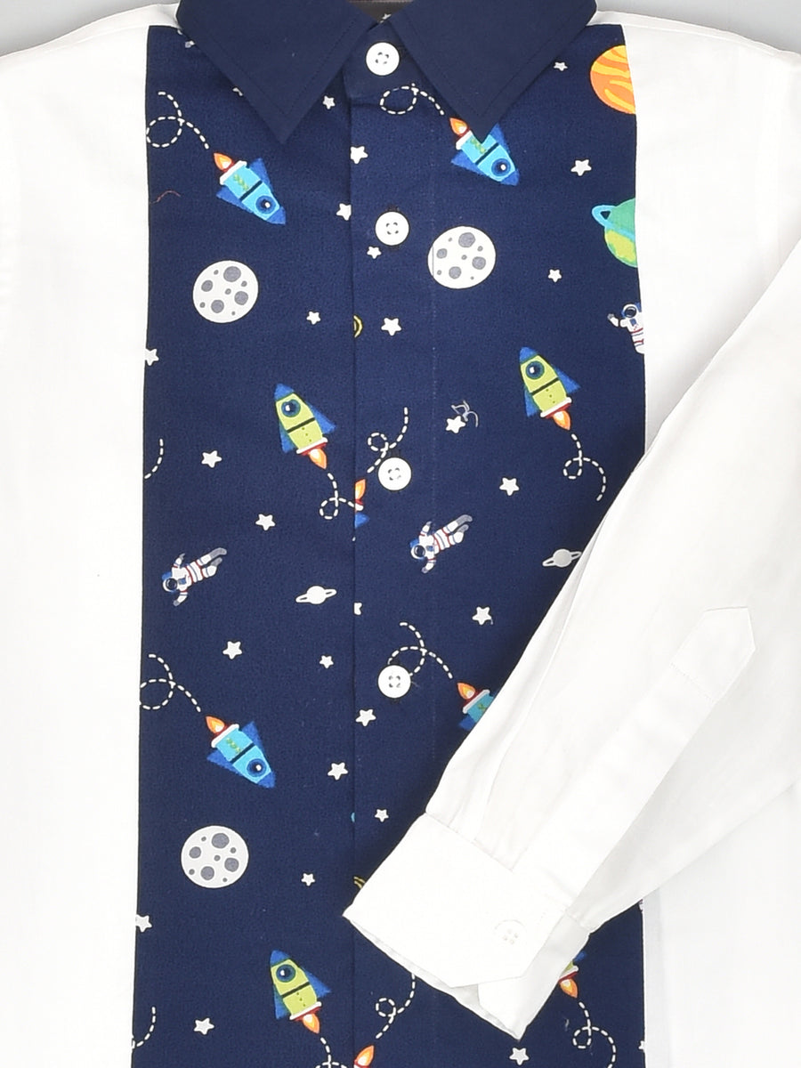 Space Panelled Shirt