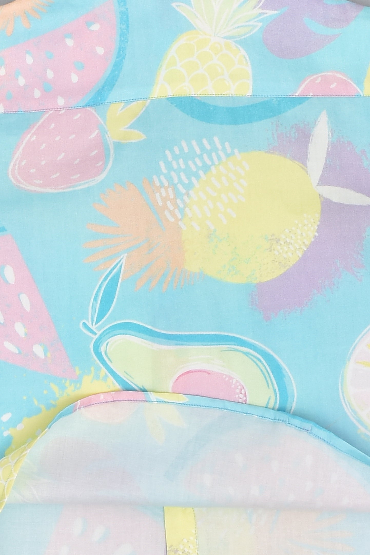 Summer Fruits Splash Half Sleeve Colourful Shirt for Boys