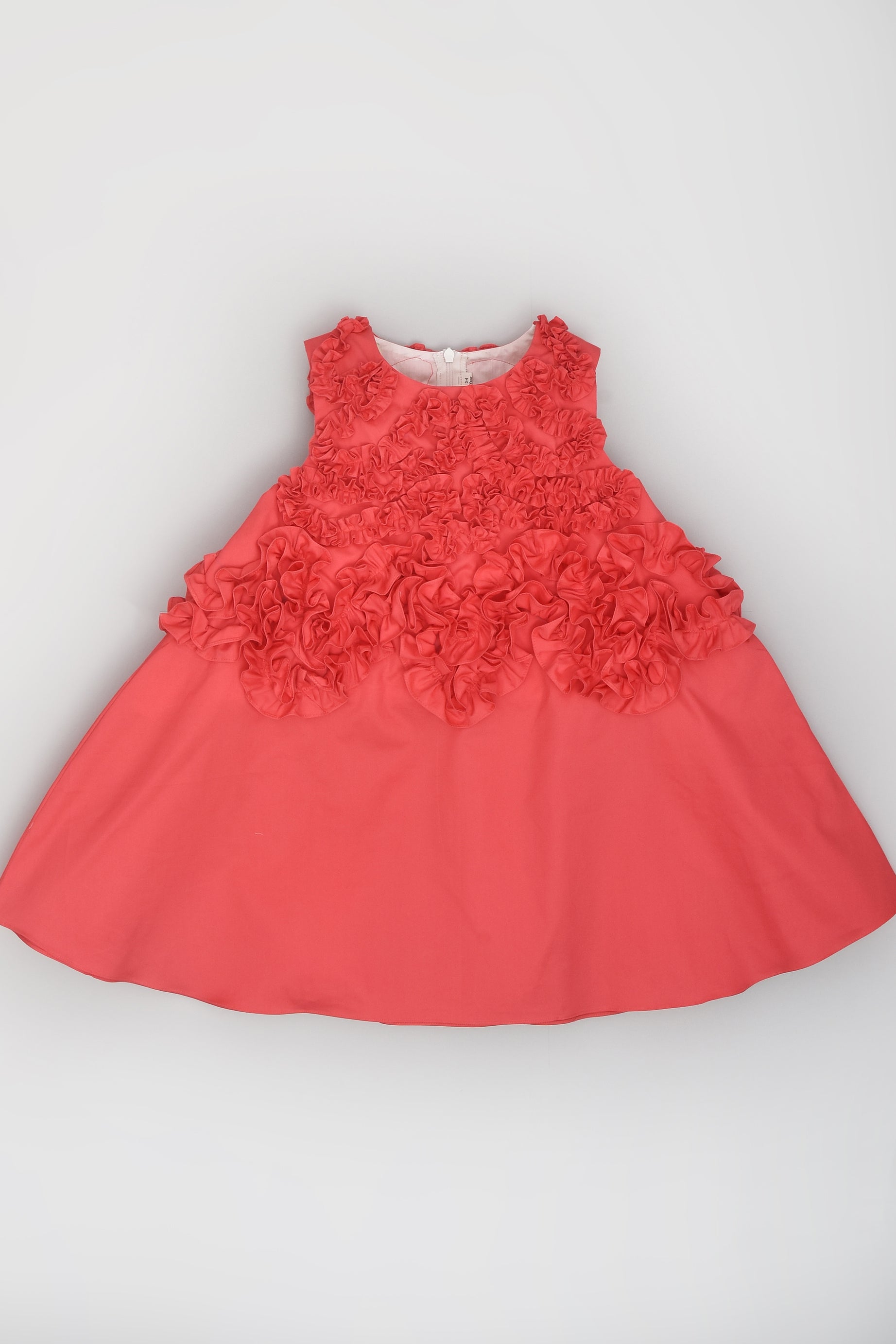 Bubblegum Pink Ruffle Ribbon Dress