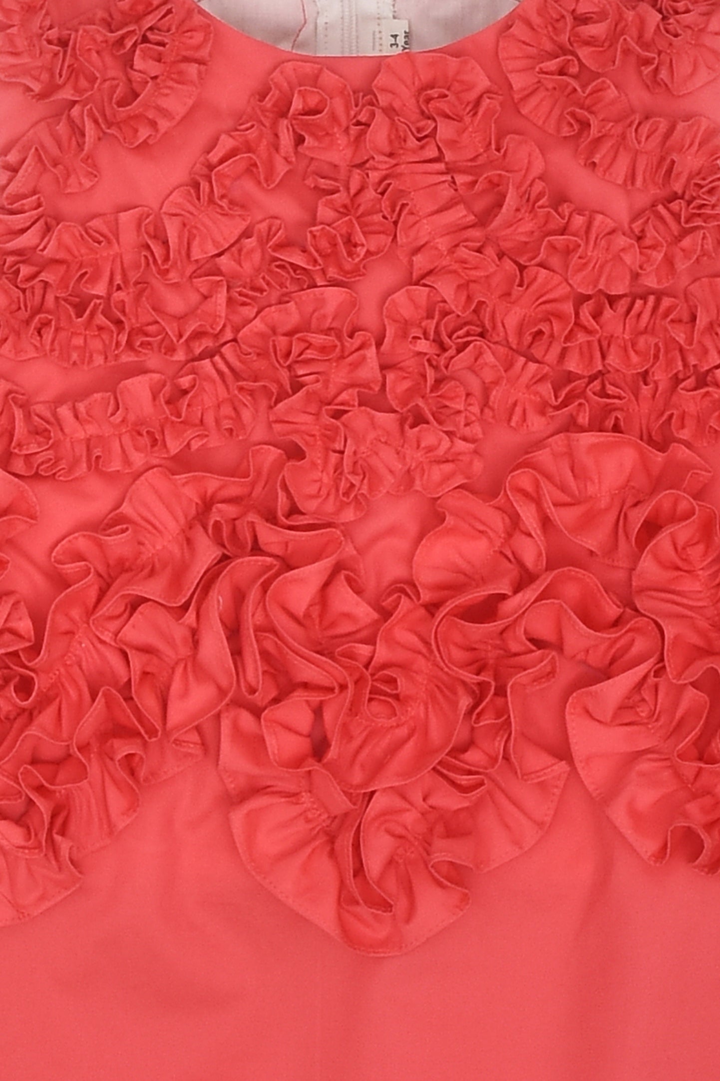 Bubblegum Pink Ruffle Ribbon Dress