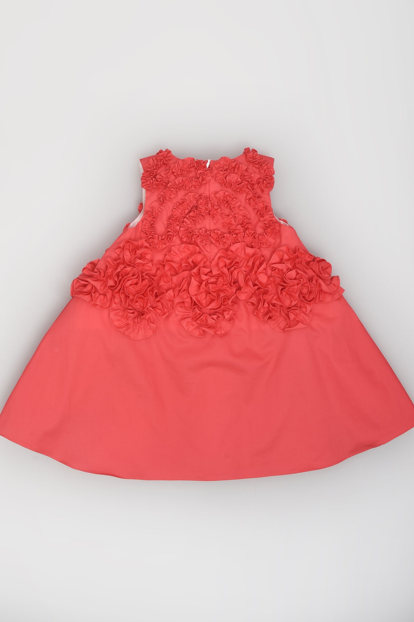 Bubblegum Pink Ruffle Ribbon Dress