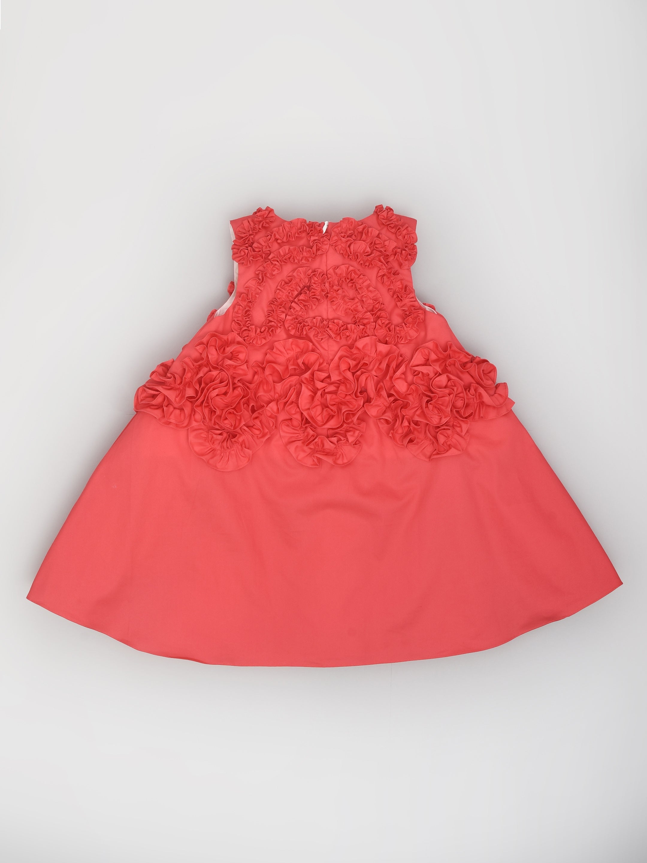 Bubblegum Pink Ruffle Ribbon Dress