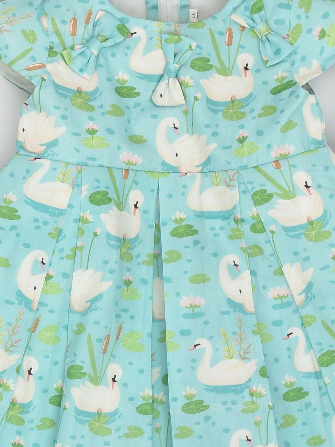 Swan Print Dress