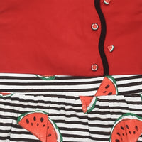 Watermelon Printed Dress