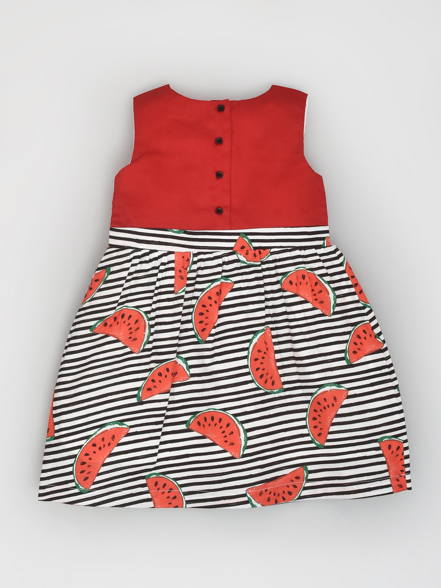 Watermelon Printed Dress