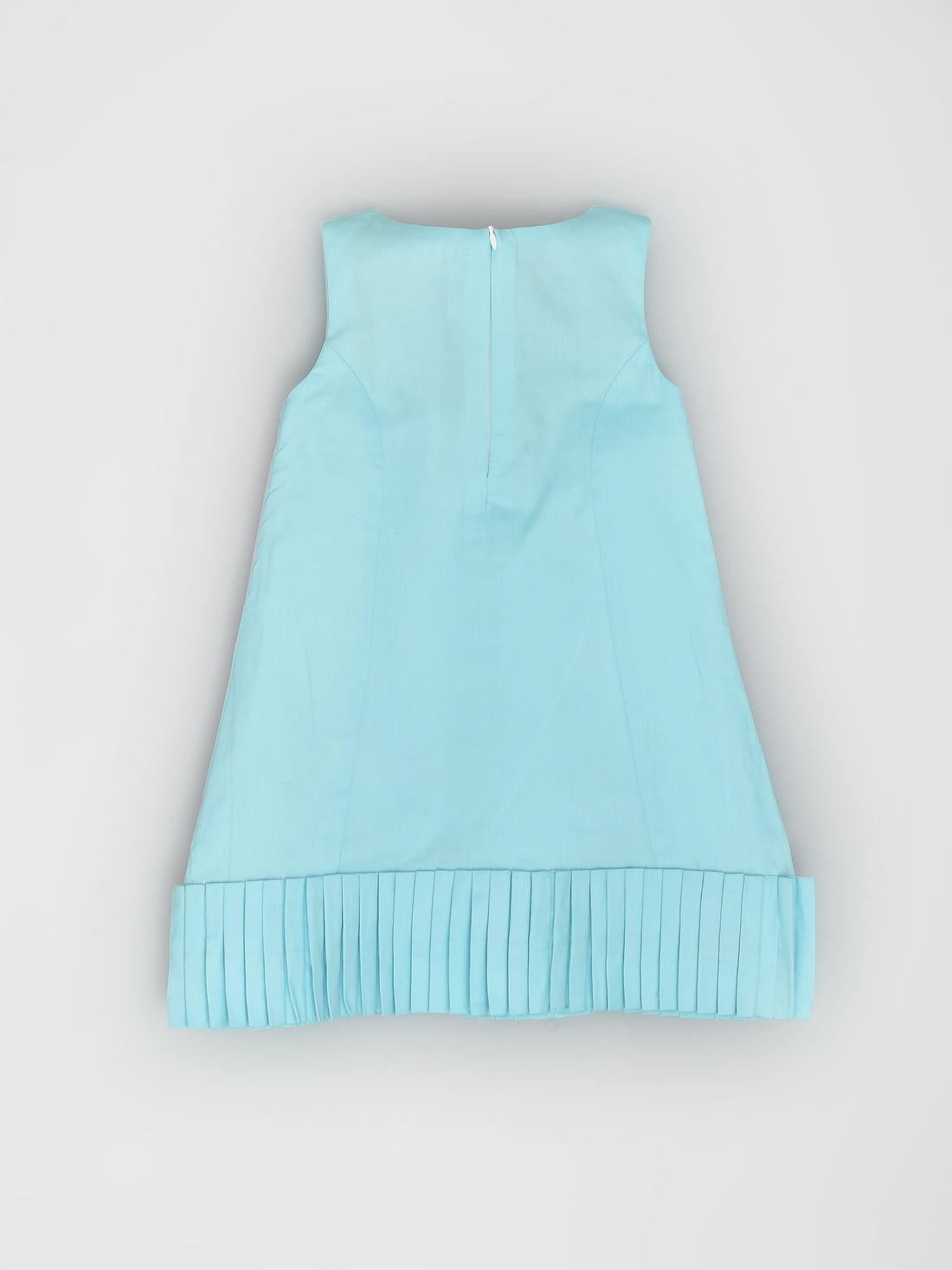 Arctic Blue Rainbow Pleated Dress