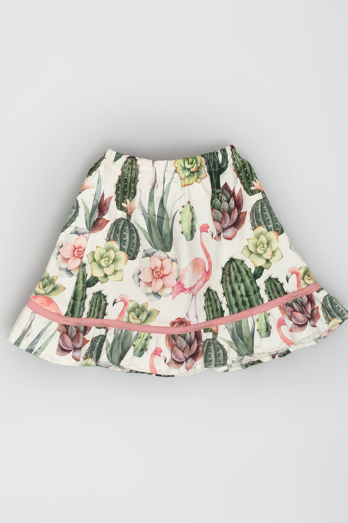 Cactus Flamingo Skirt